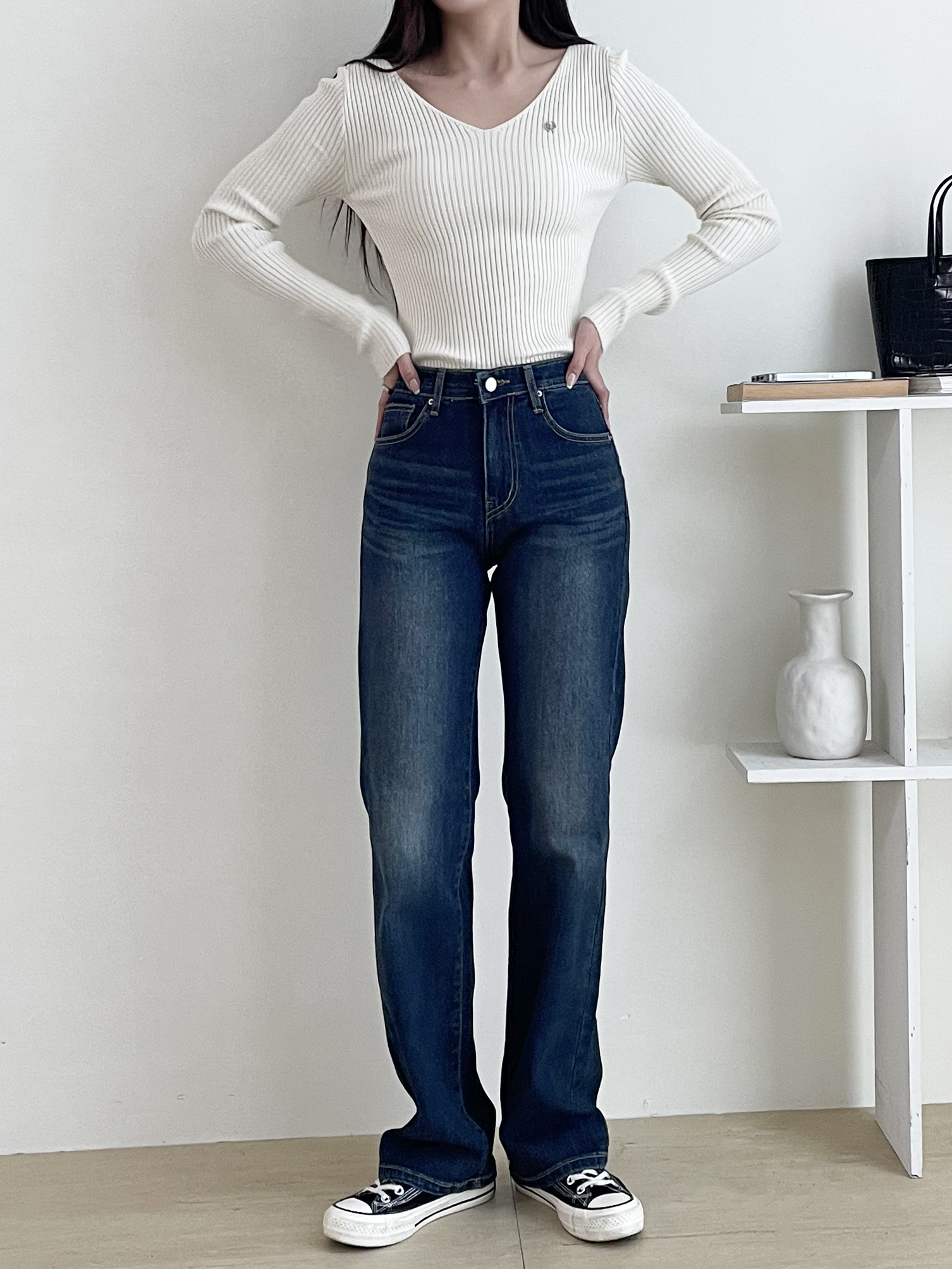 ウォッシングストレートデニムパンツ | 詳細画像3