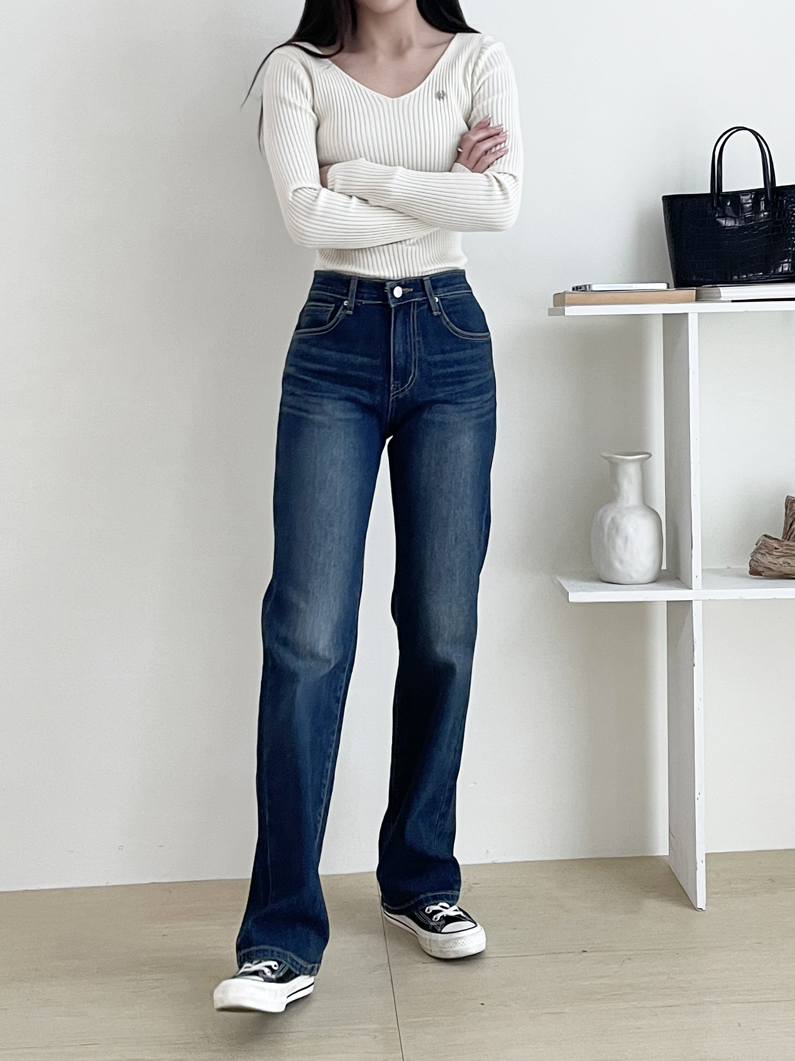 ウォッシングストレートデニムパンツ | 詳細画像4