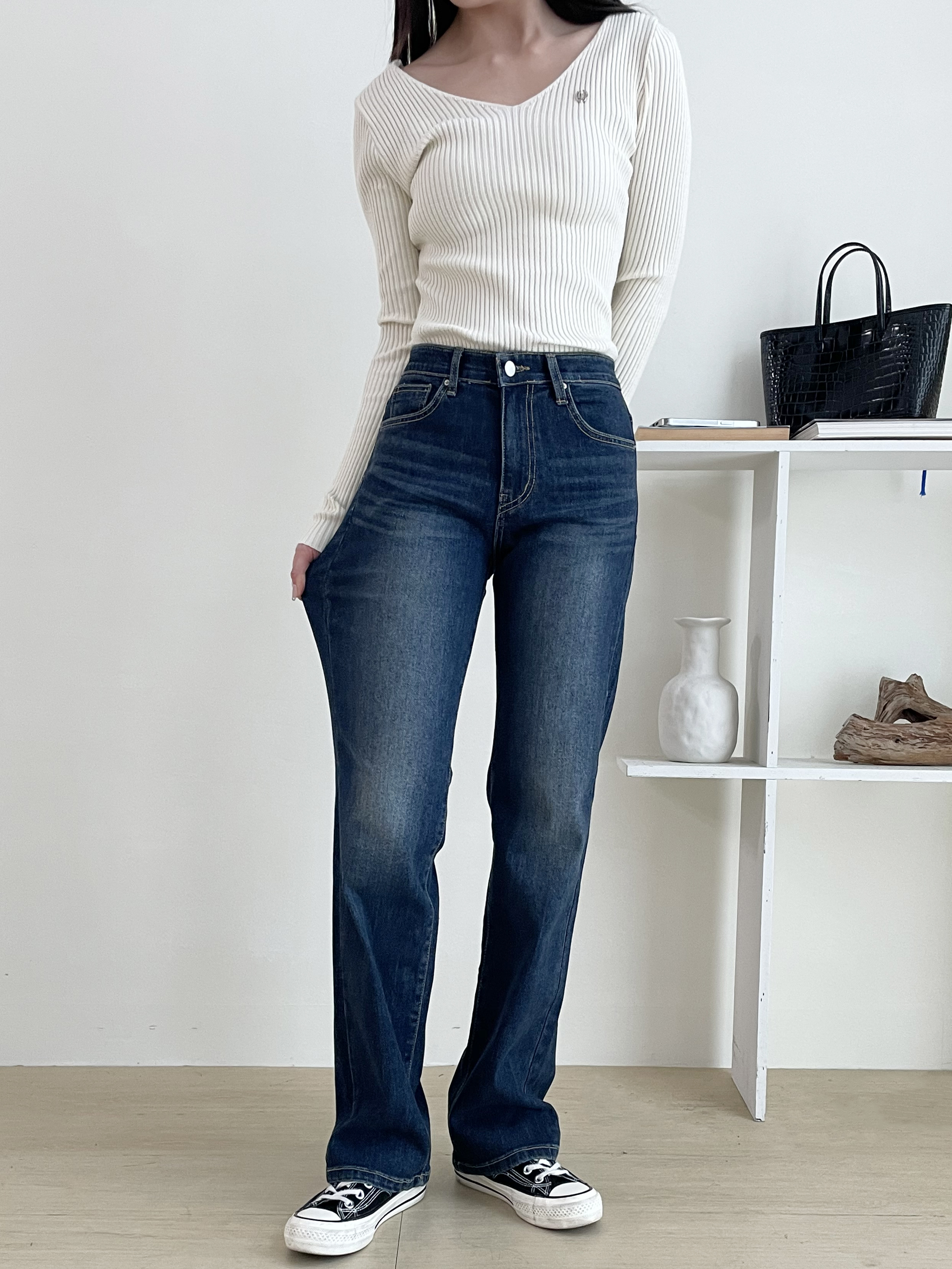 ウォッシングストレートデニムパンツ | 詳細画像7