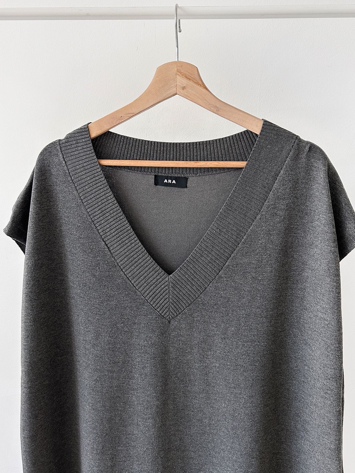 ニットVネックスリットロングワンピース | 詳細画像40