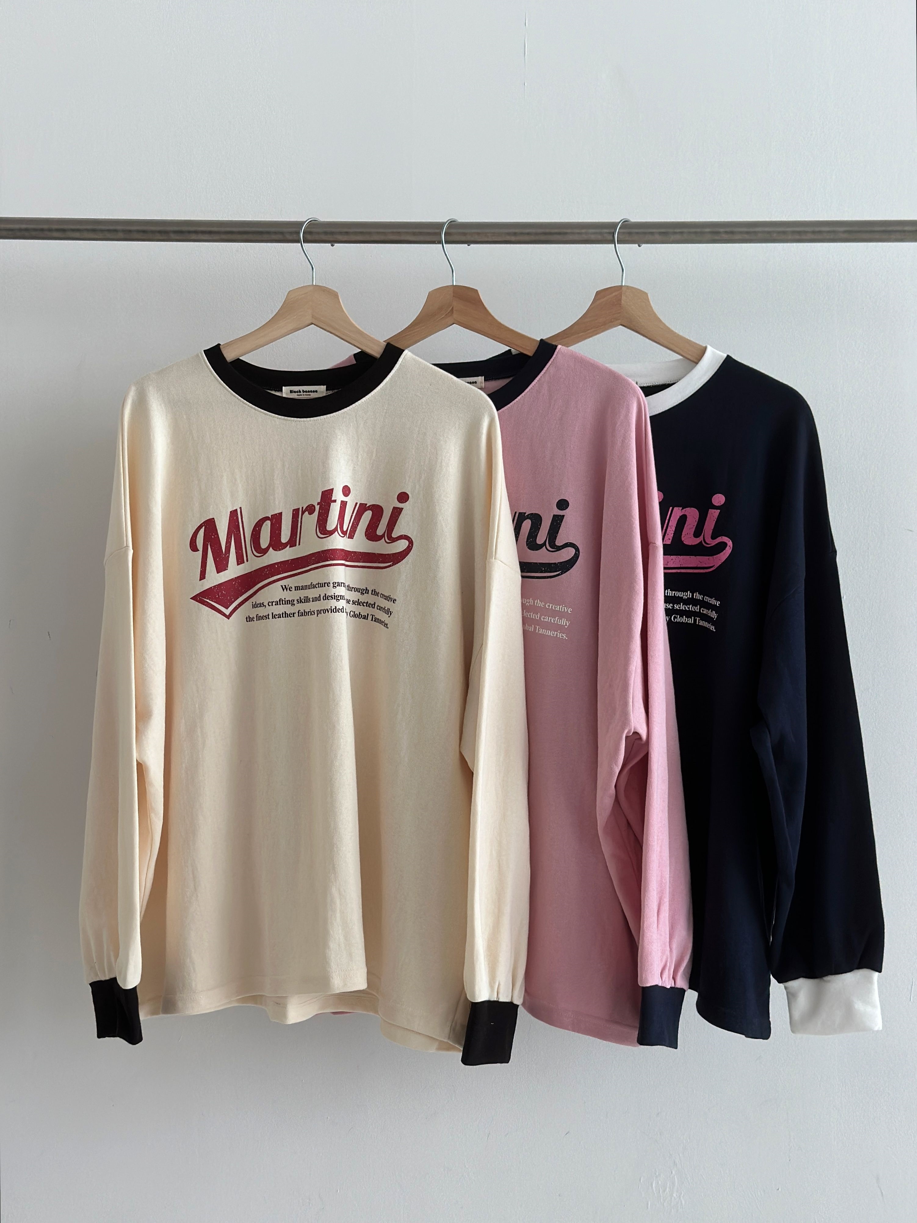 ラウンドネックオーバーサイズルーズ長袖ビッグプリント配色Tシャツ | 詳細画像7