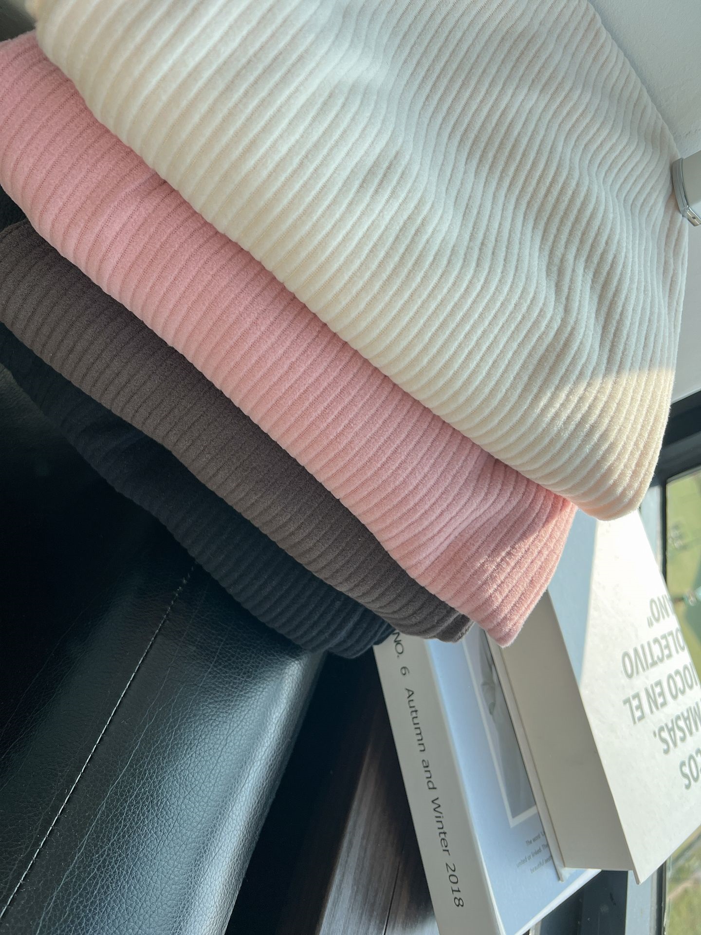 起毛リブドローストリングスリットウエストゴムロングスカート | 詳細画像19