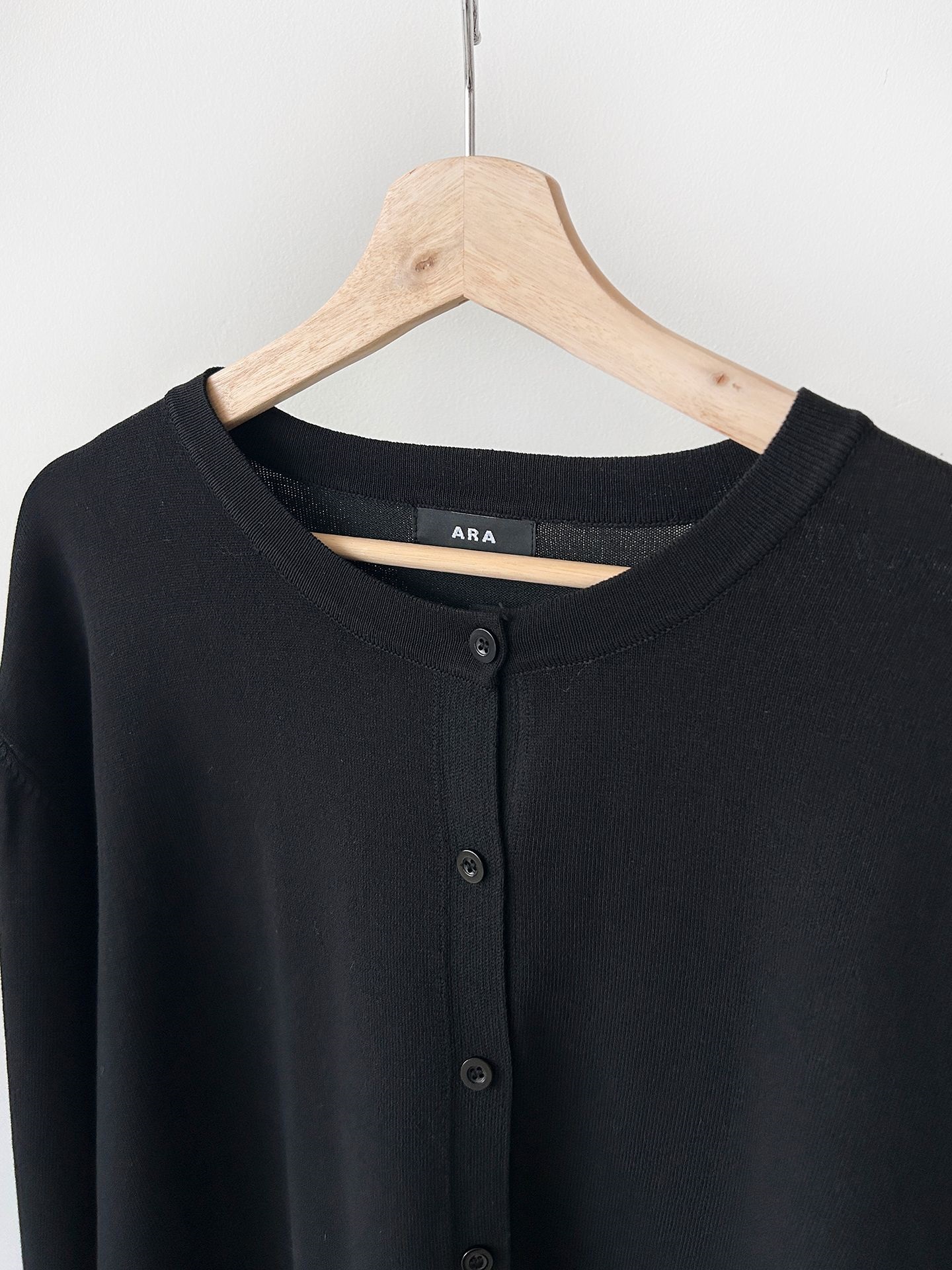 ニットラウンドネックロングボーダーワンピースカーディガンアンサンブル | 詳細画像31