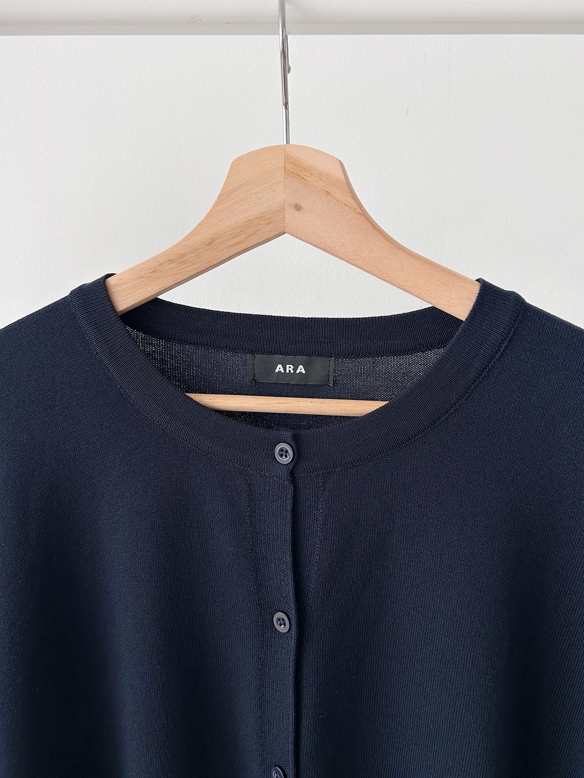 ニットラウンドネックベーシックロングワンピースカーディガンアンサンブル | 詳細画像40