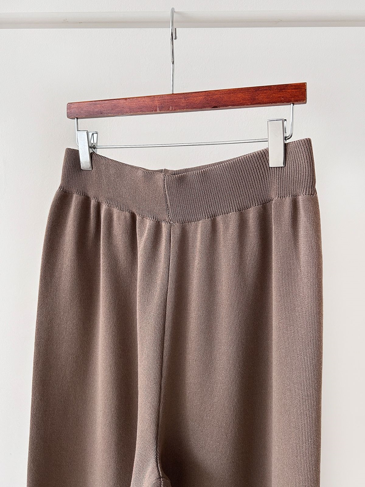 ハーフジップフードウエストゴムセットアップパンツニット | 詳細画像41