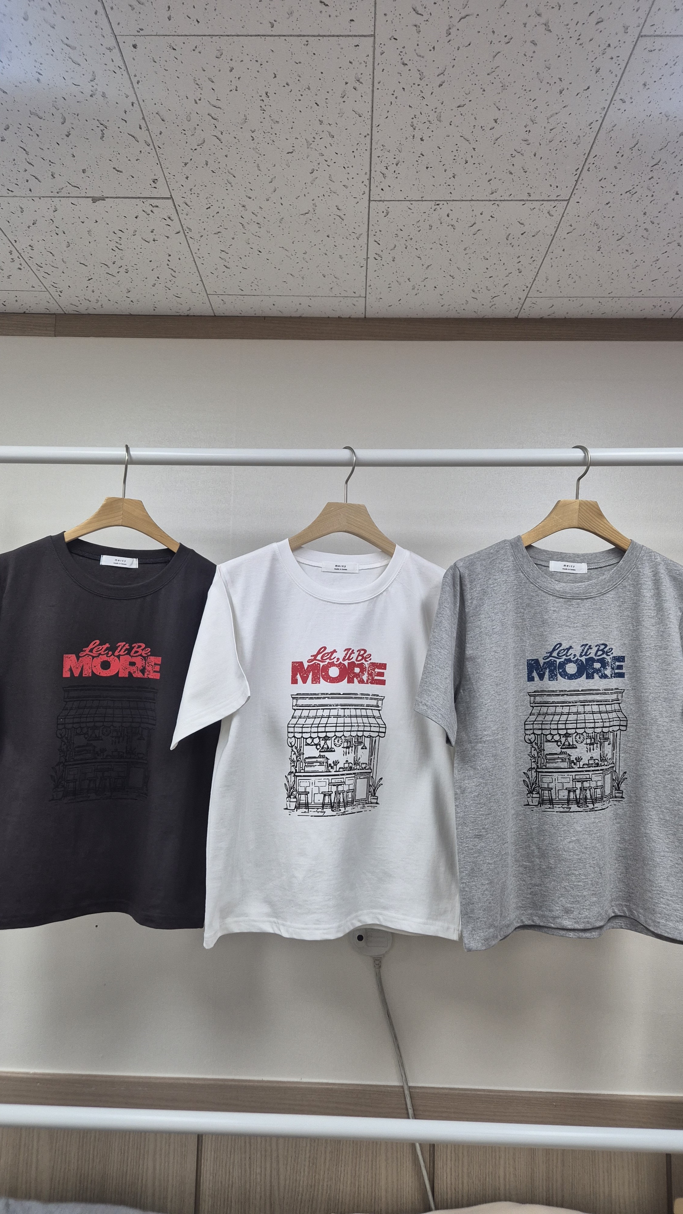 コットンラウンドネック半袖プリントTシャツ | 詳細画像14