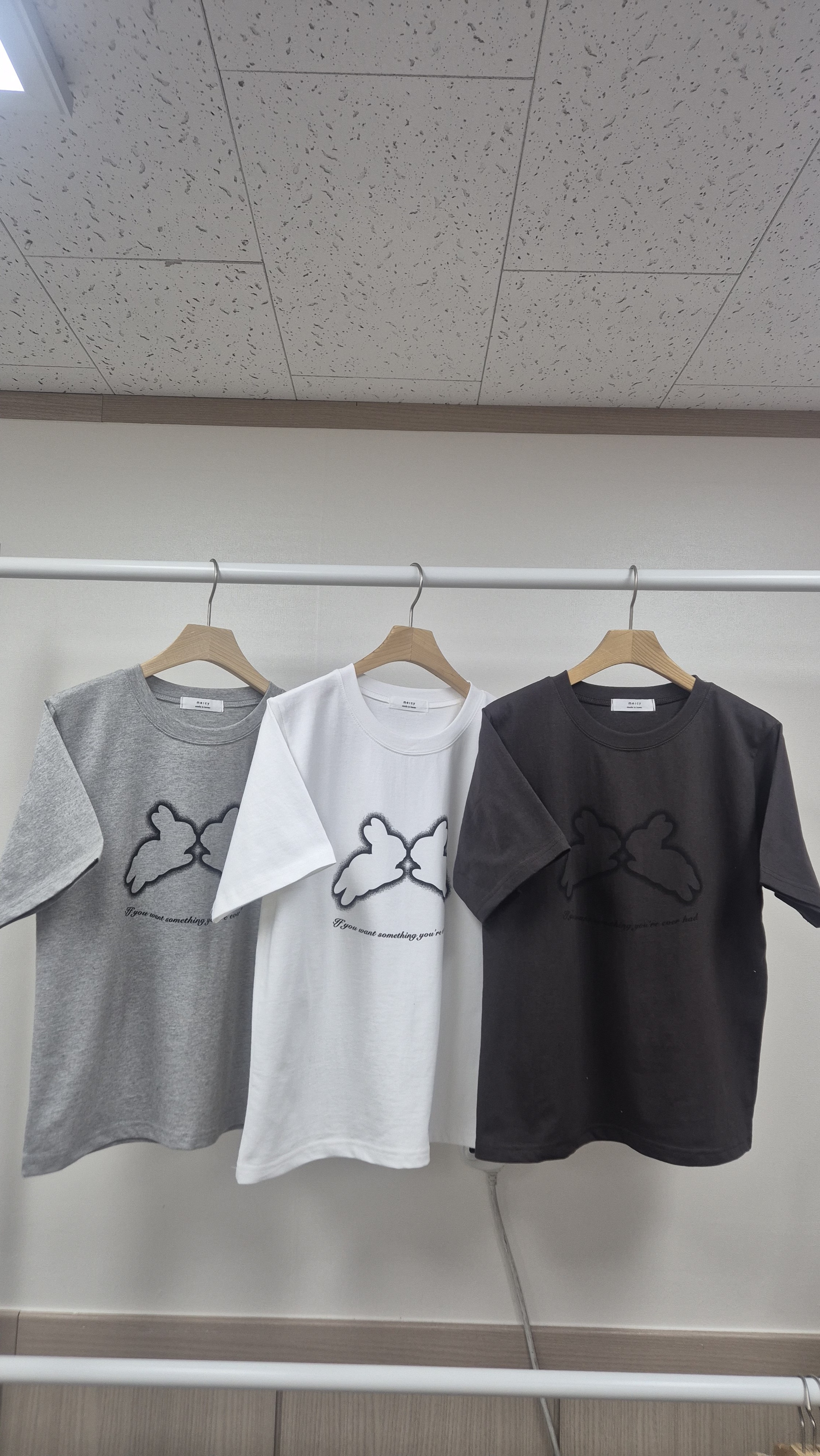 コットンラウンドネック半袖プリントTシャツ | 詳細画像12