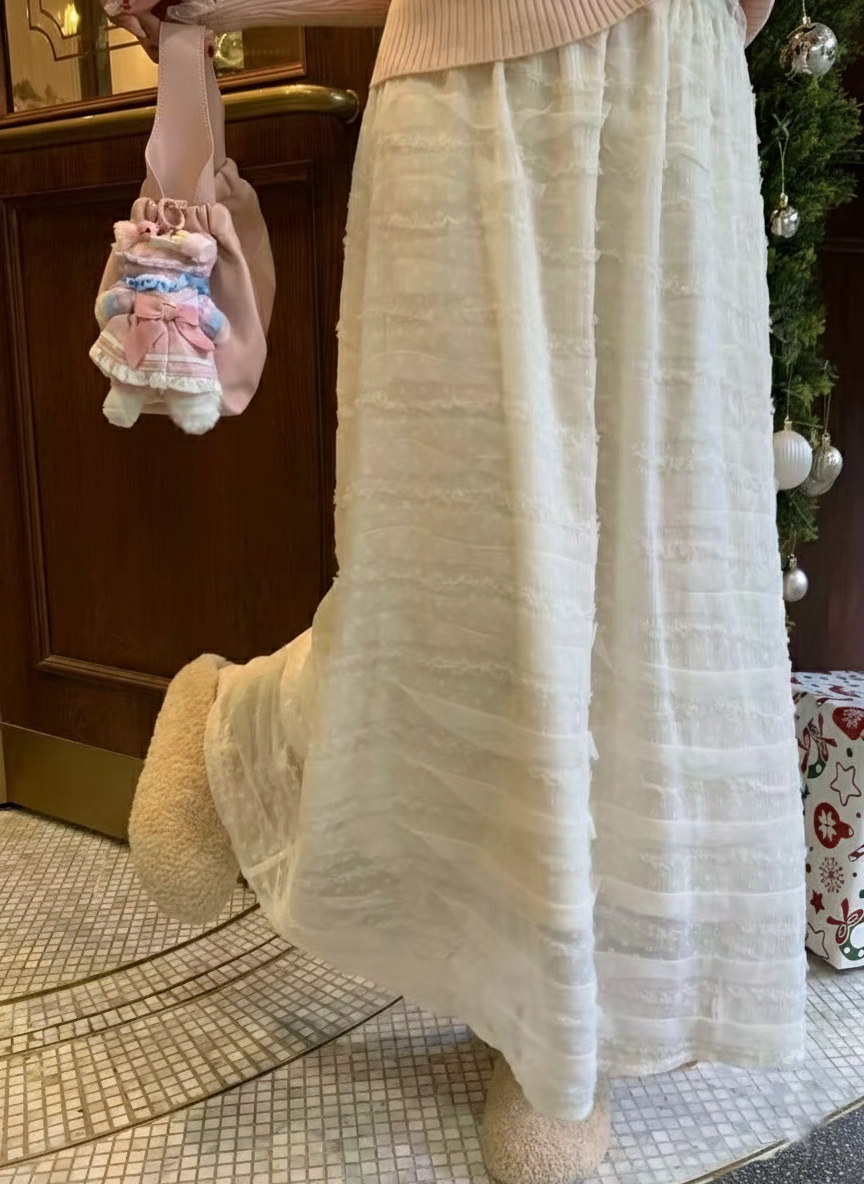 レースロングAラインスカート | 詳細画像3