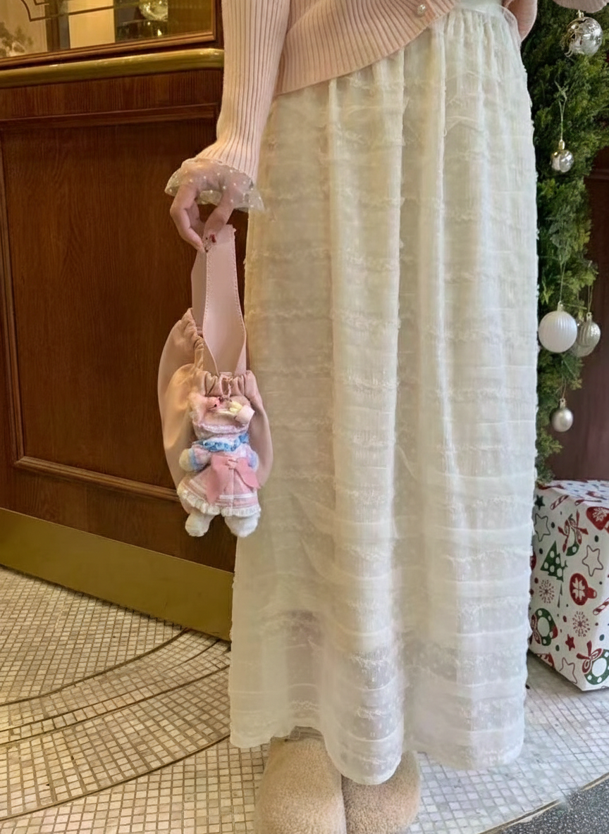 レースロングAラインスカート | 詳細画像5