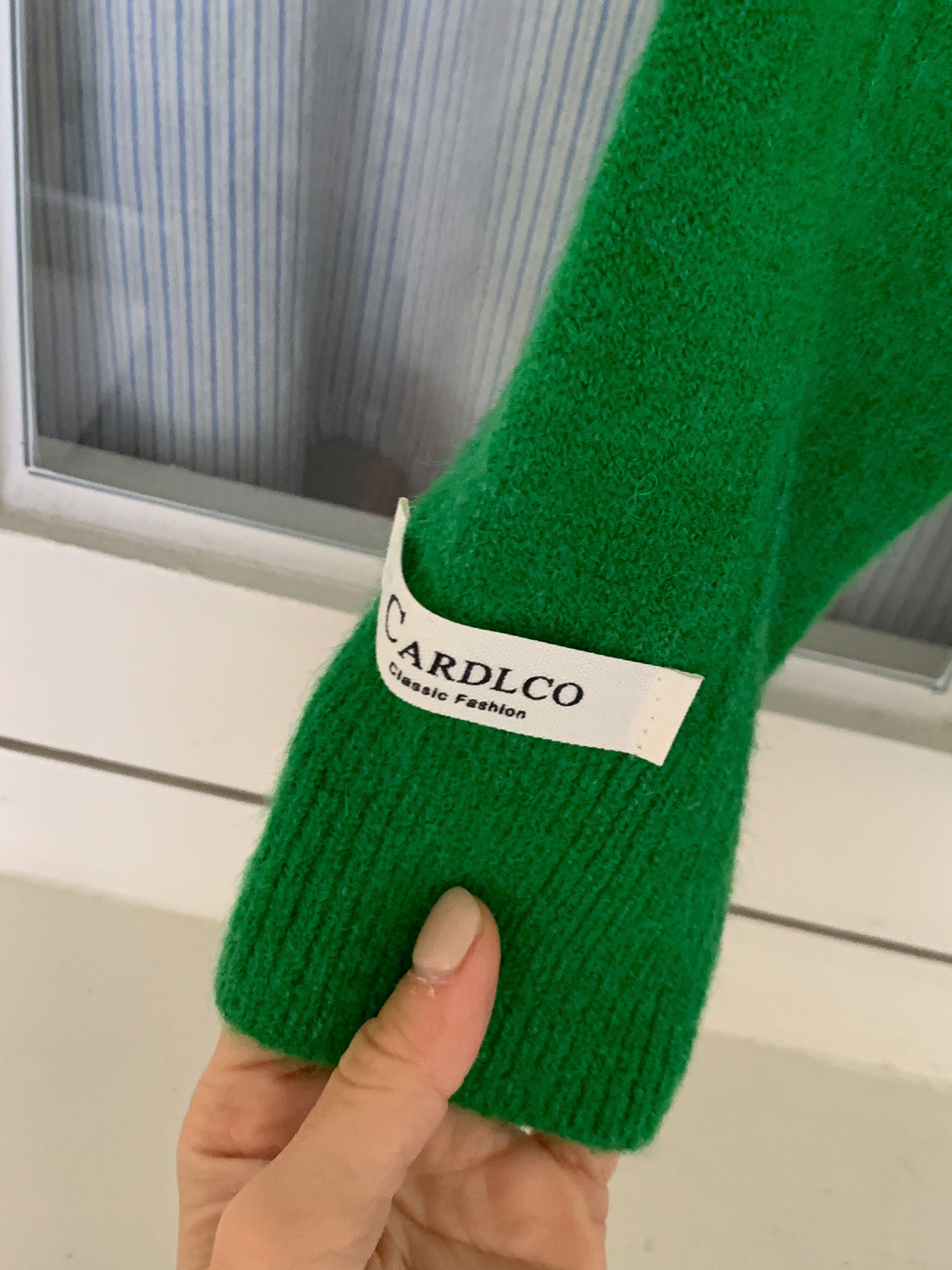 ラウンドネックパッチラインラグランルーズ長袖無地ニット | 詳細画像17