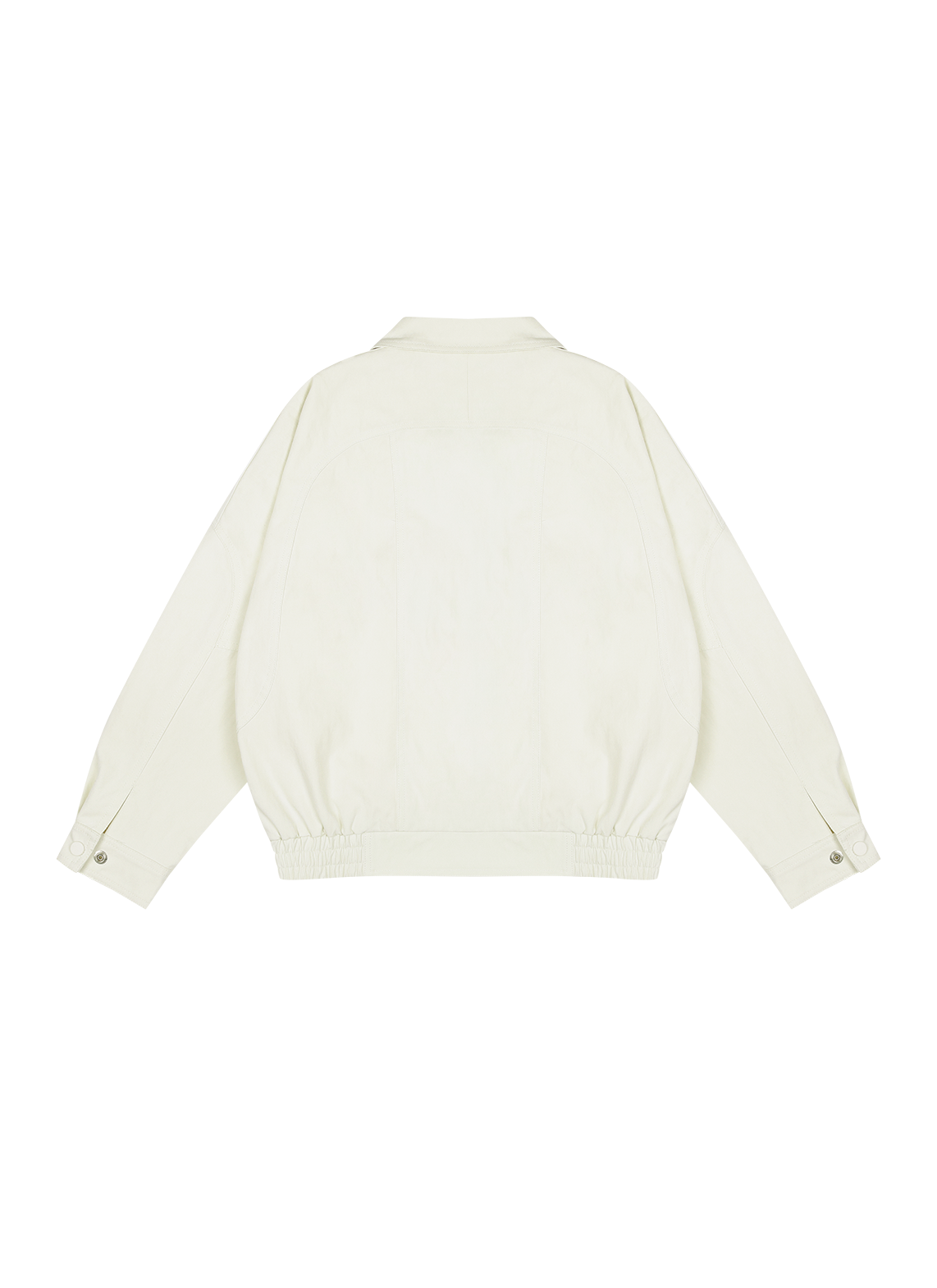 コットンナイロンジップアップカラーライン無地ジャンパーSS | 詳細画像22