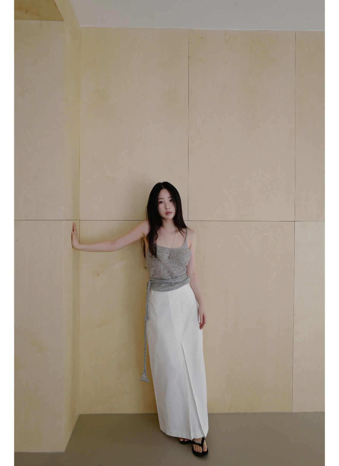 コットンナイロンジップアップカラーライン無地ジャンパーSS | 詳細画像14