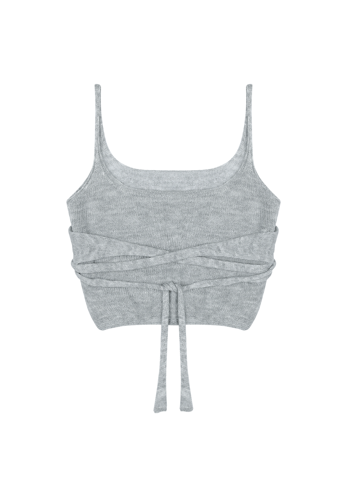 ウール混ナイロンアクリルリボンラップ無地ビスチェ春秋冬 | 詳細画像14