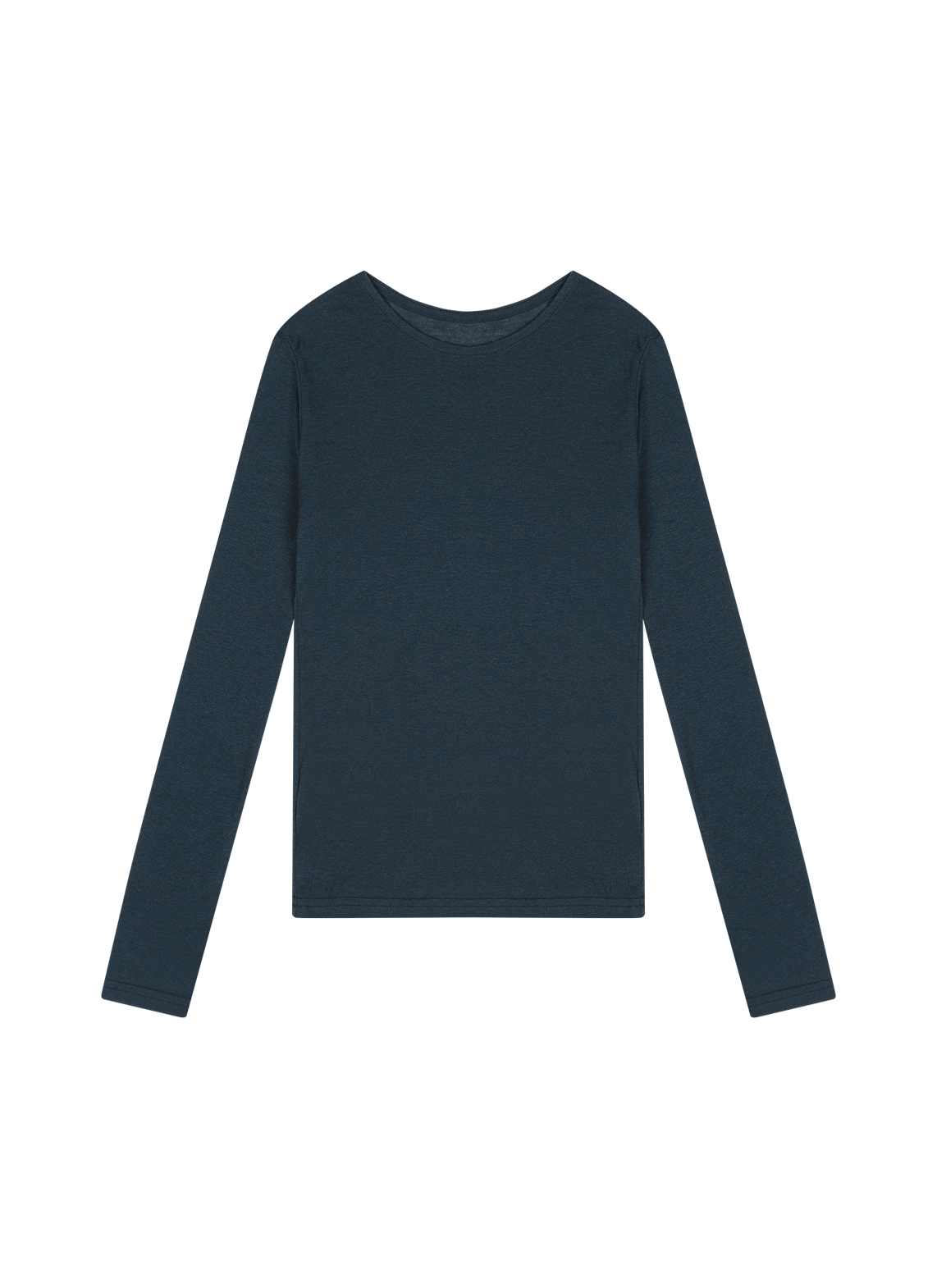 コットンベーシック長袖レイヤード無地Tシャツオールシーズン | 詳細画像16