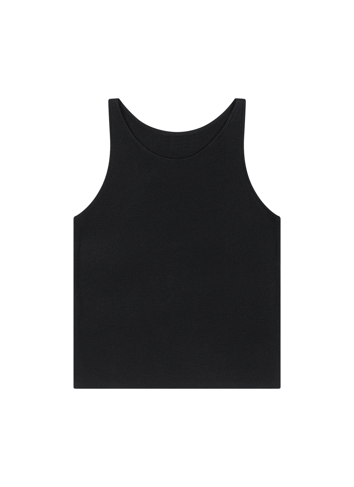 ウール混アクリルラウンドネックスリム無地ニットオールシーズン | 詳細画像20