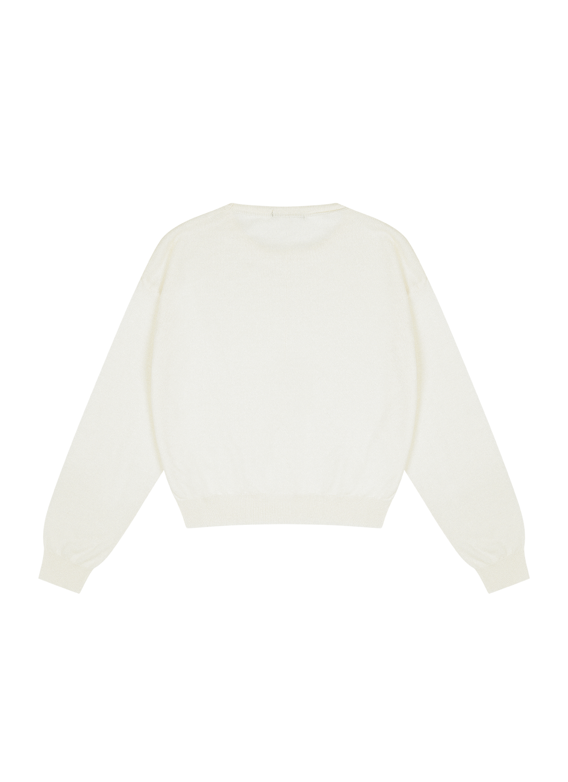 アクリルラウンドネックラインベーシック無地ニット春夏秋 | 詳細画像14