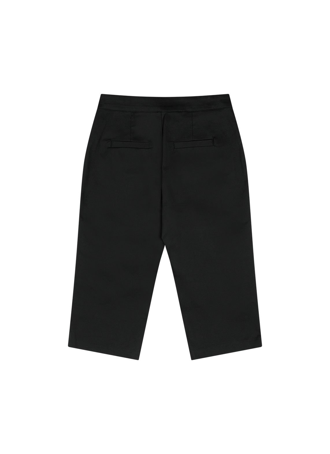 ストレッチコットンバミューダ無地パンツ春夏秋 | 詳細画像17