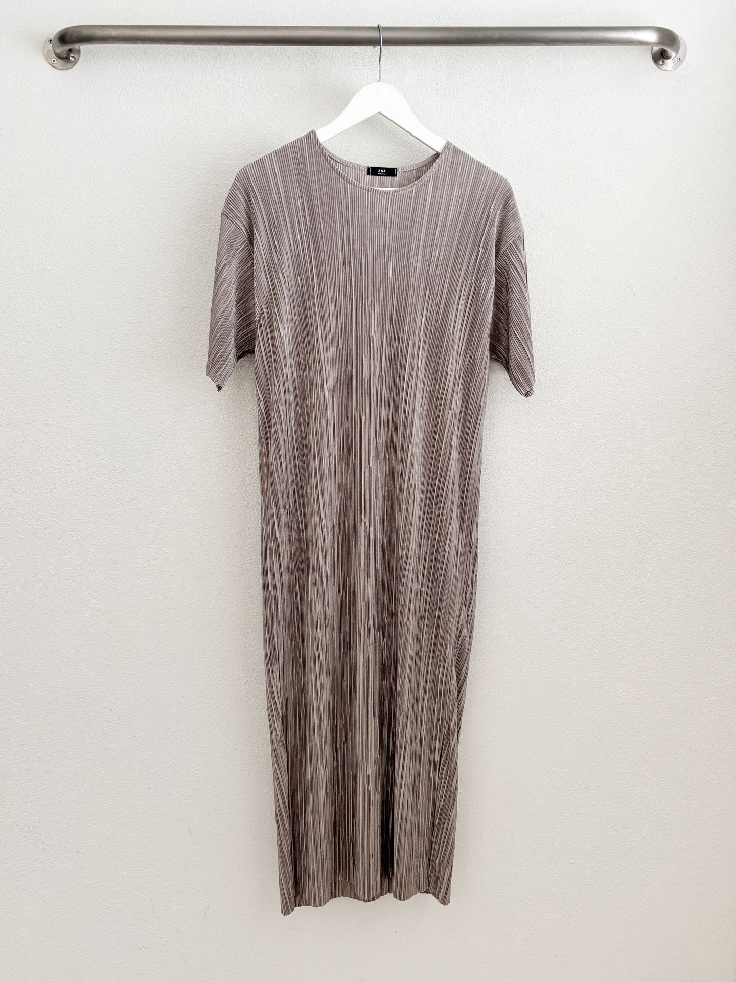 プリーツ半袖Iラインワンピース | 詳細画像42