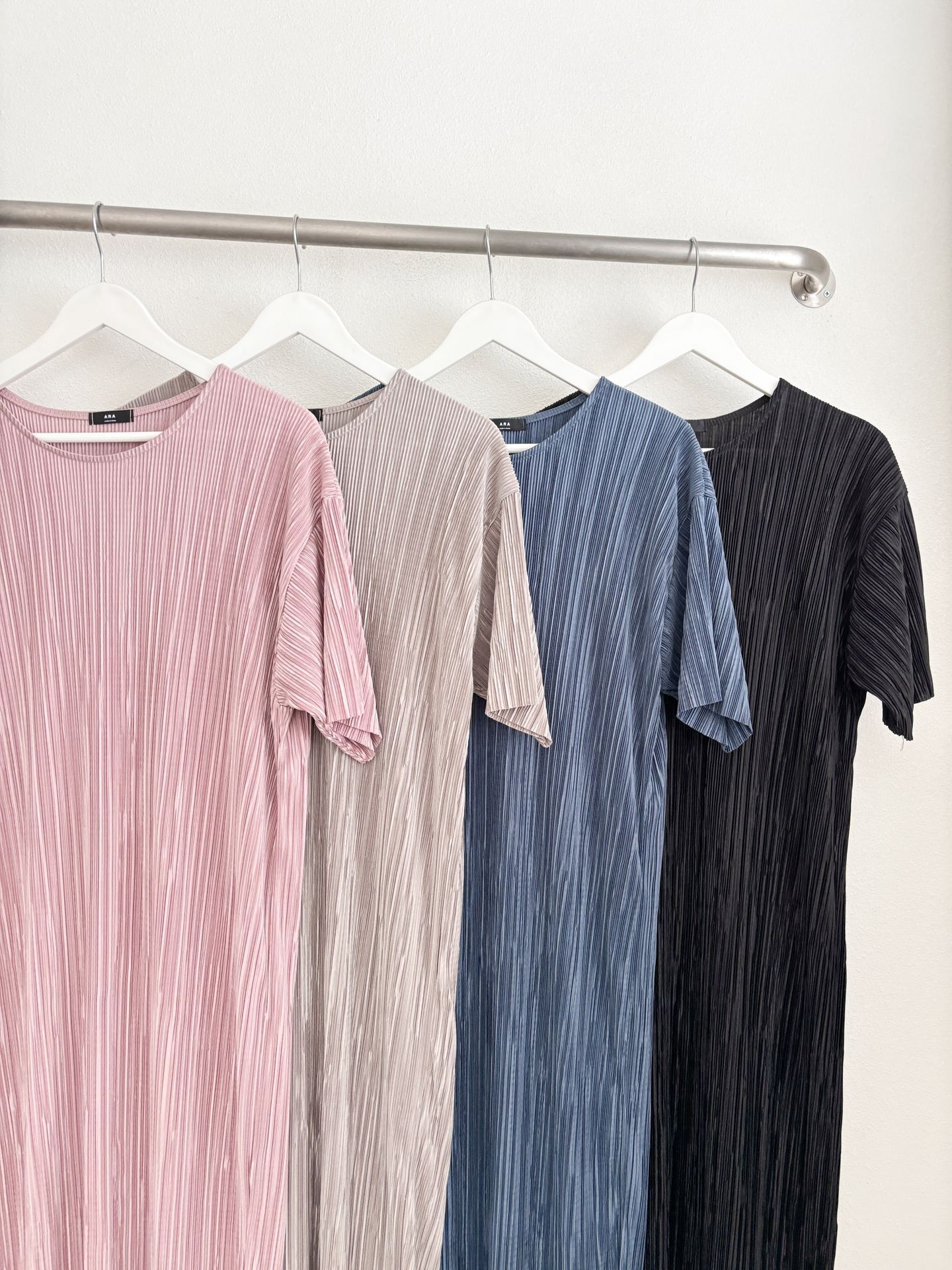 プリーツ半袖Iラインワンピース | 詳細画像45