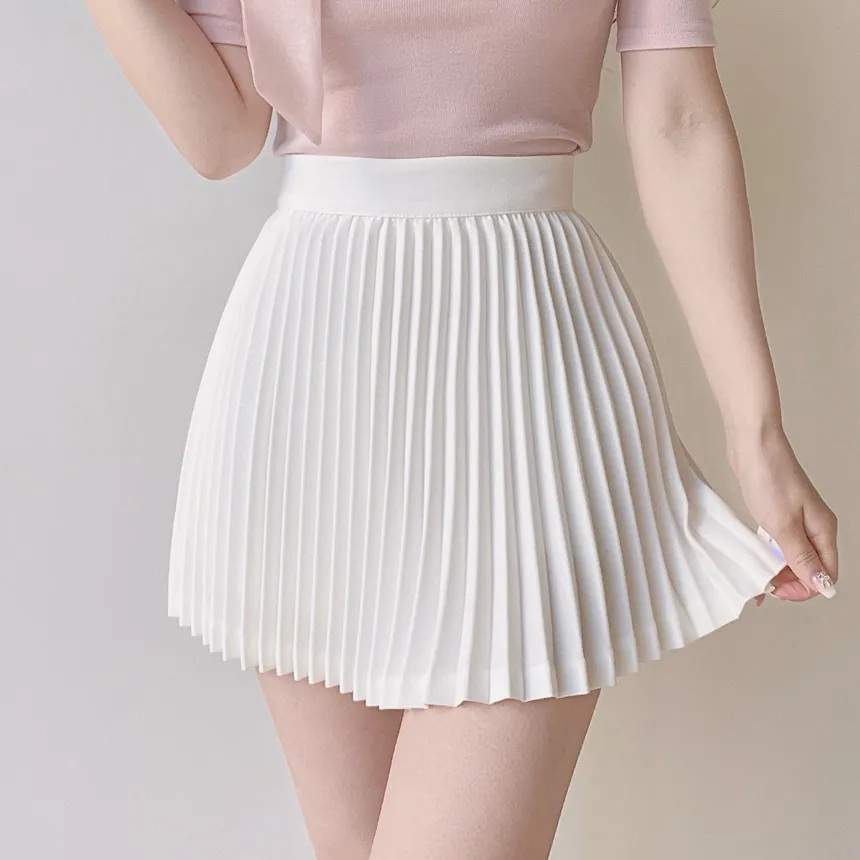 フレアプリーツミニスカート | mirangmirang | 詳細画像2