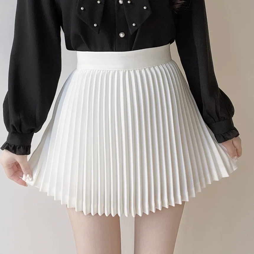 フレアプリーツミニスカート | mirangmirang | 詳細画像3