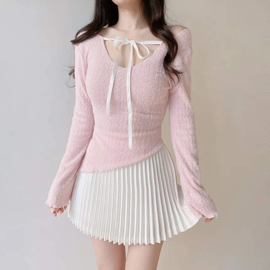 フレアプリーツミニスカート | mirangmirang | 詳細画像4