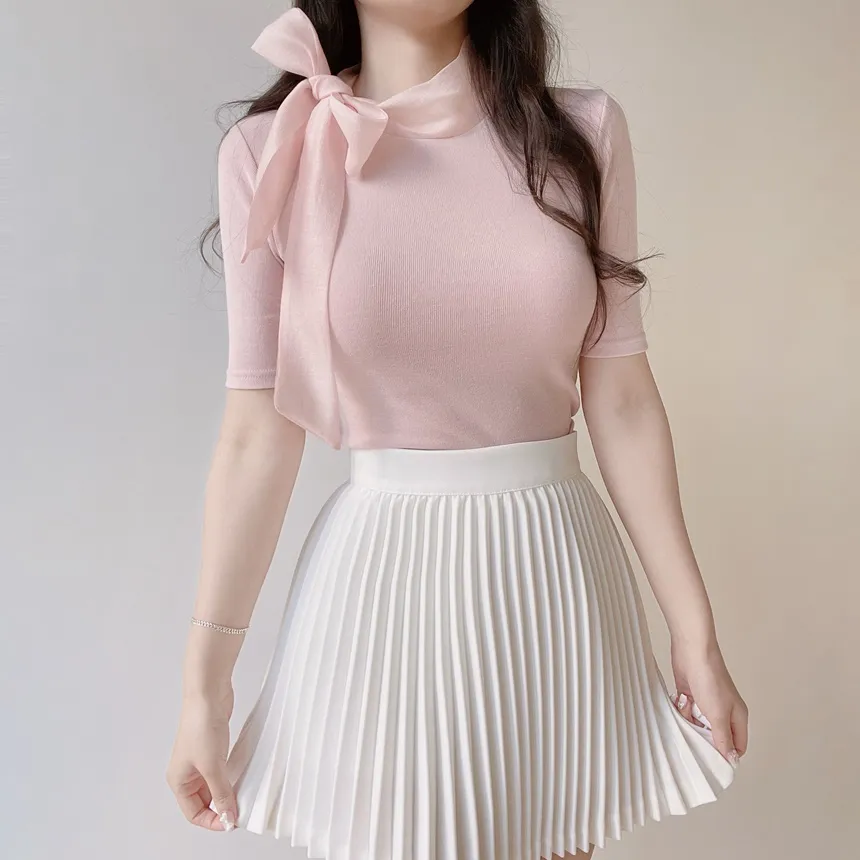 フレアプリーツミニスカート | mirangmirang | 詳細画像10