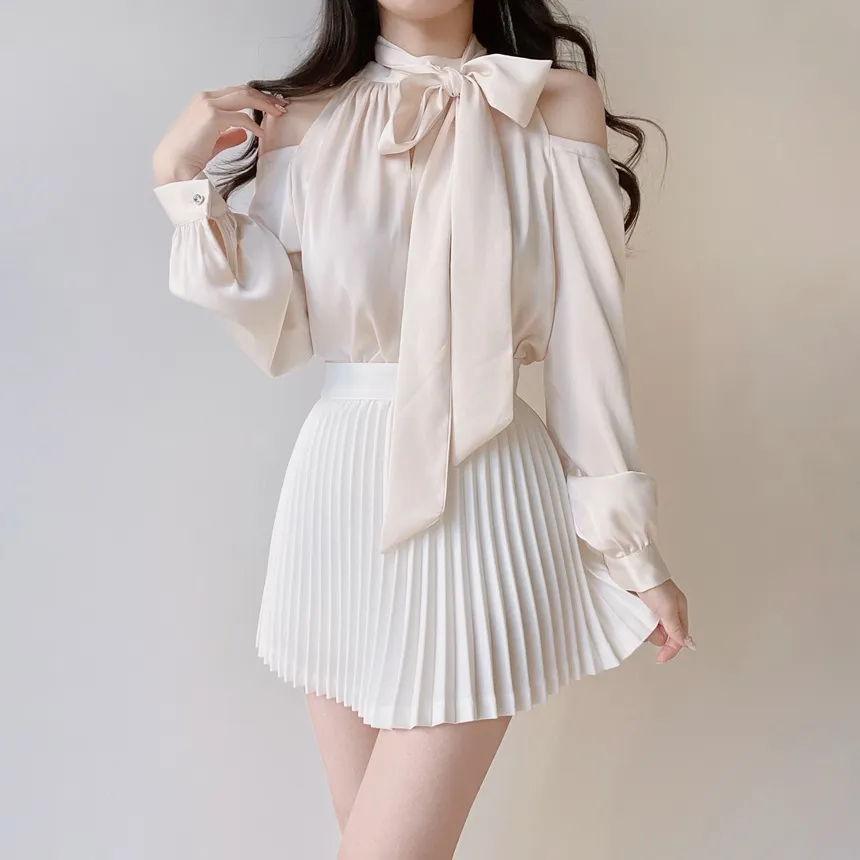 フレアプリーツミニスカート | mirangmirang | 詳細画像18