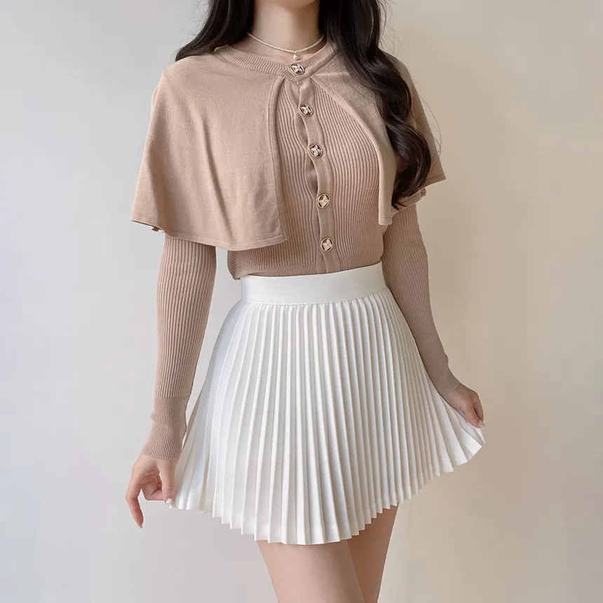 フレアプリーツミニスカート | mirangmirang | 詳細画像22