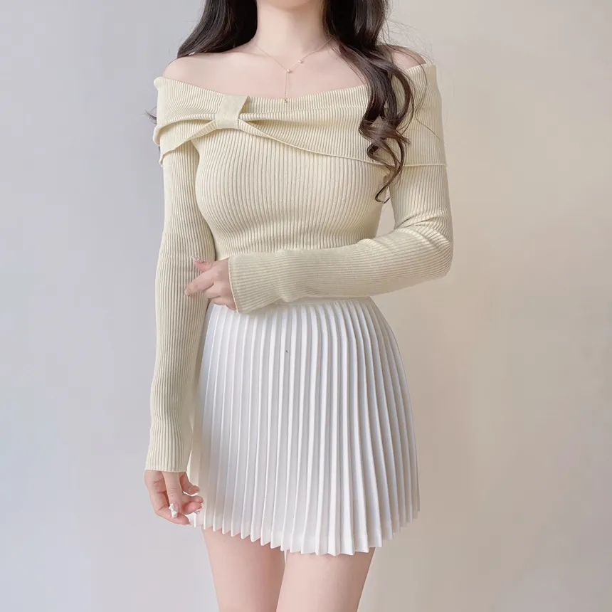 フレアプリーツミニスカート | mirangmirang | 詳細画像35