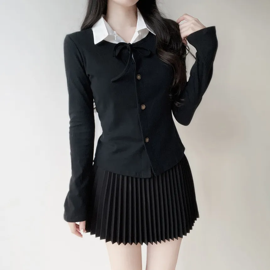 フレアプリーツミニスカート | mirangmirang | 詳細画像61