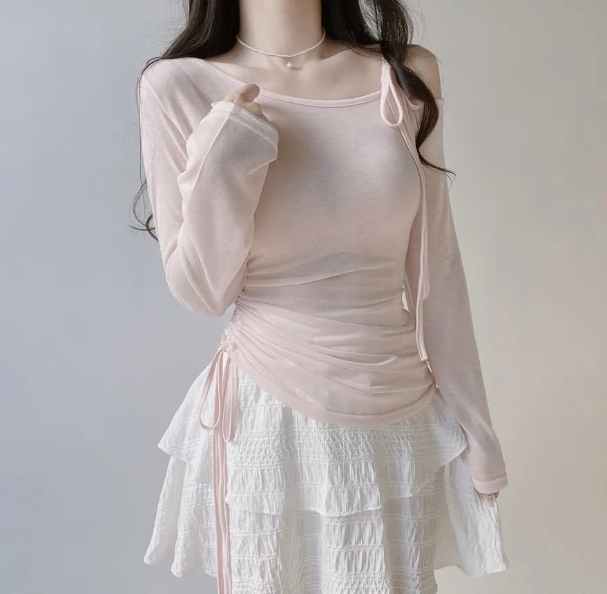 ミニティアードフレアバックゴムスカート | mirangmirang | 詳細画像12