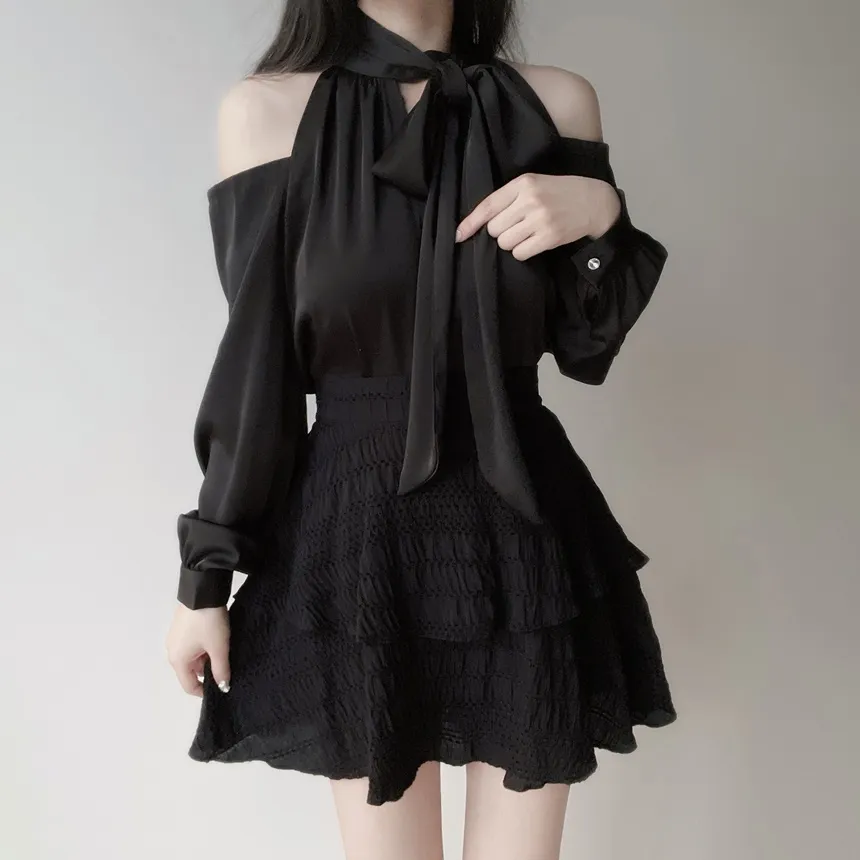 ミニティアードフレアバックゴムスカート | mirangmirang | 詳細画像31