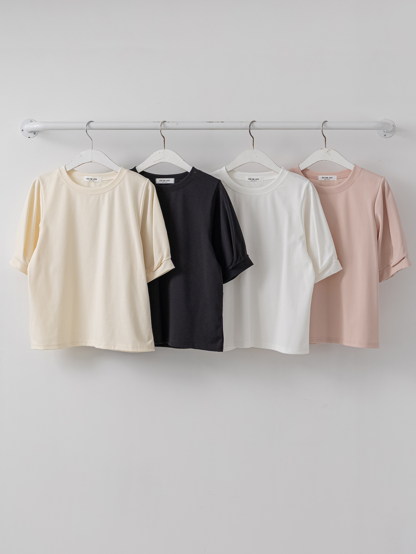 ラウンドネックベーシック半袖ブラウス | 詳細画像35