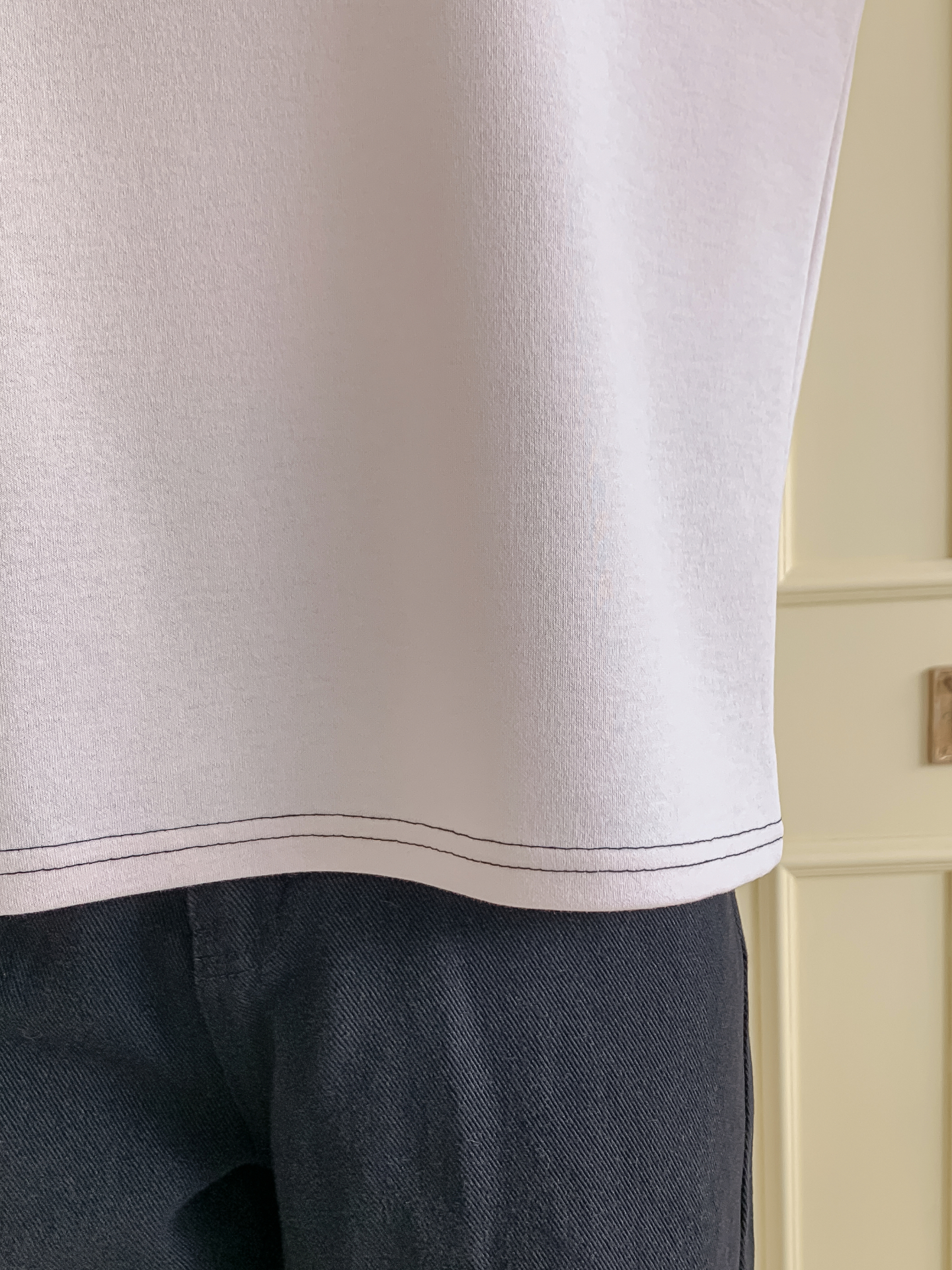 ラウンドネックベーシック半袖ブラウス | 詳細画像13