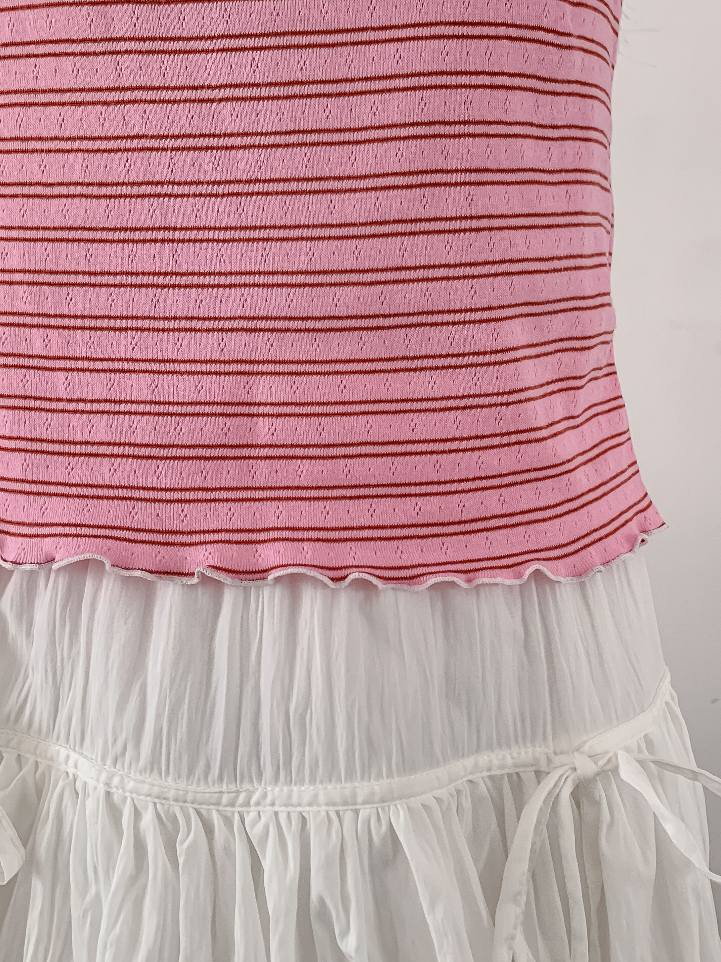 ラウンドネックベーシック半袖ボーダー配色Tシャツ | 詳細画像26