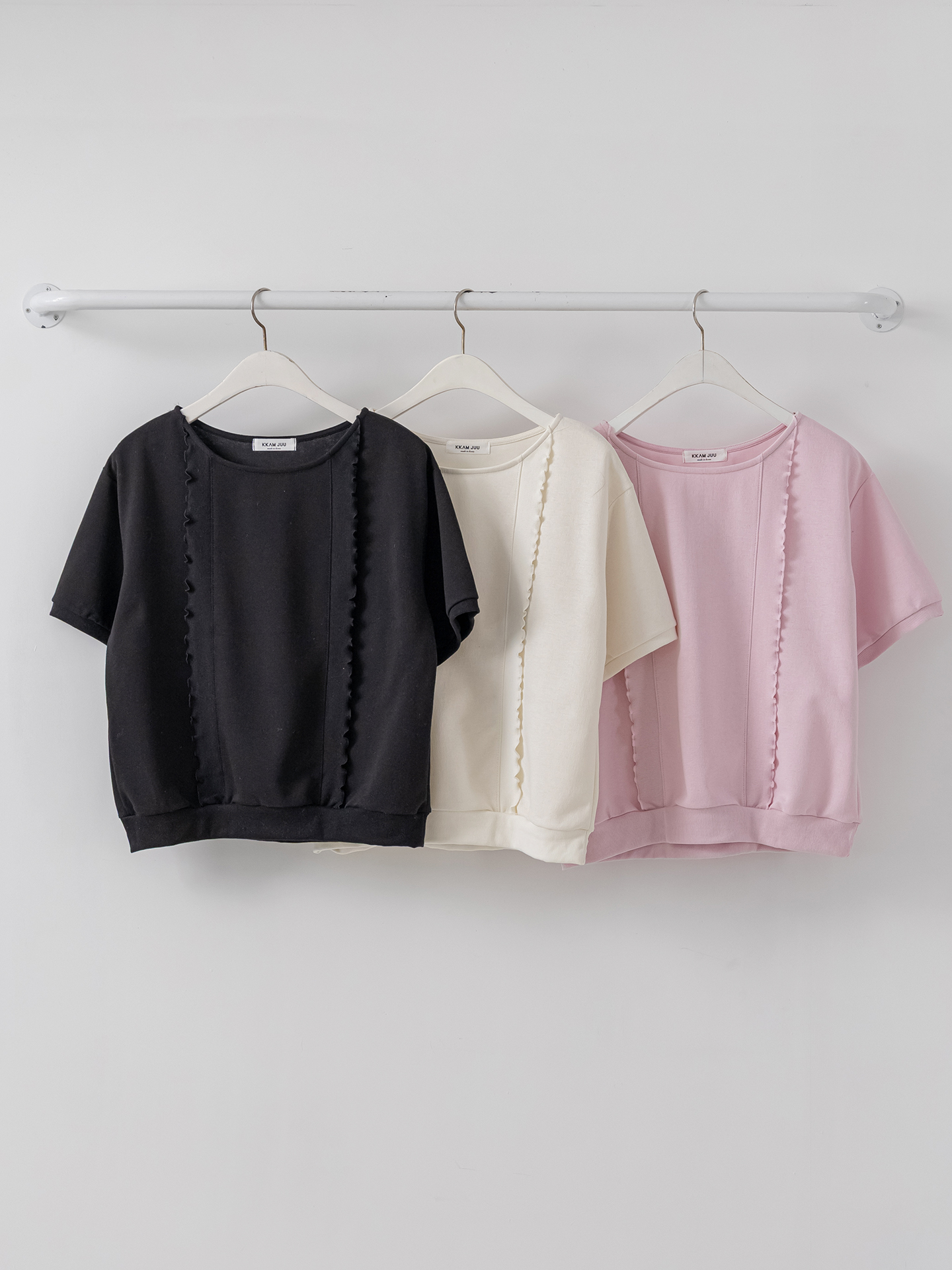 ラウンドネックベーシック半袖ブラウス | 詳細画像32