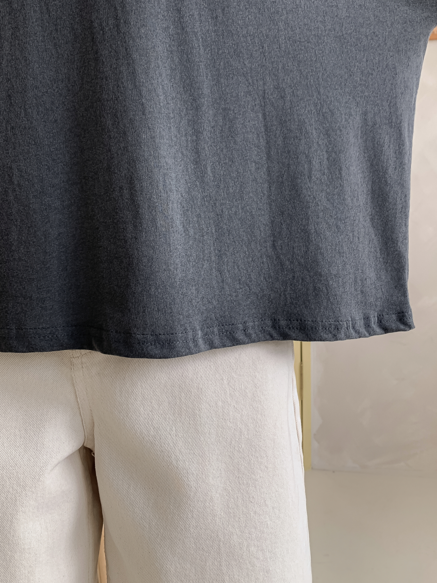 コットンラウンドネックベーシック長袖ロゴスウェット | 詳細画像12