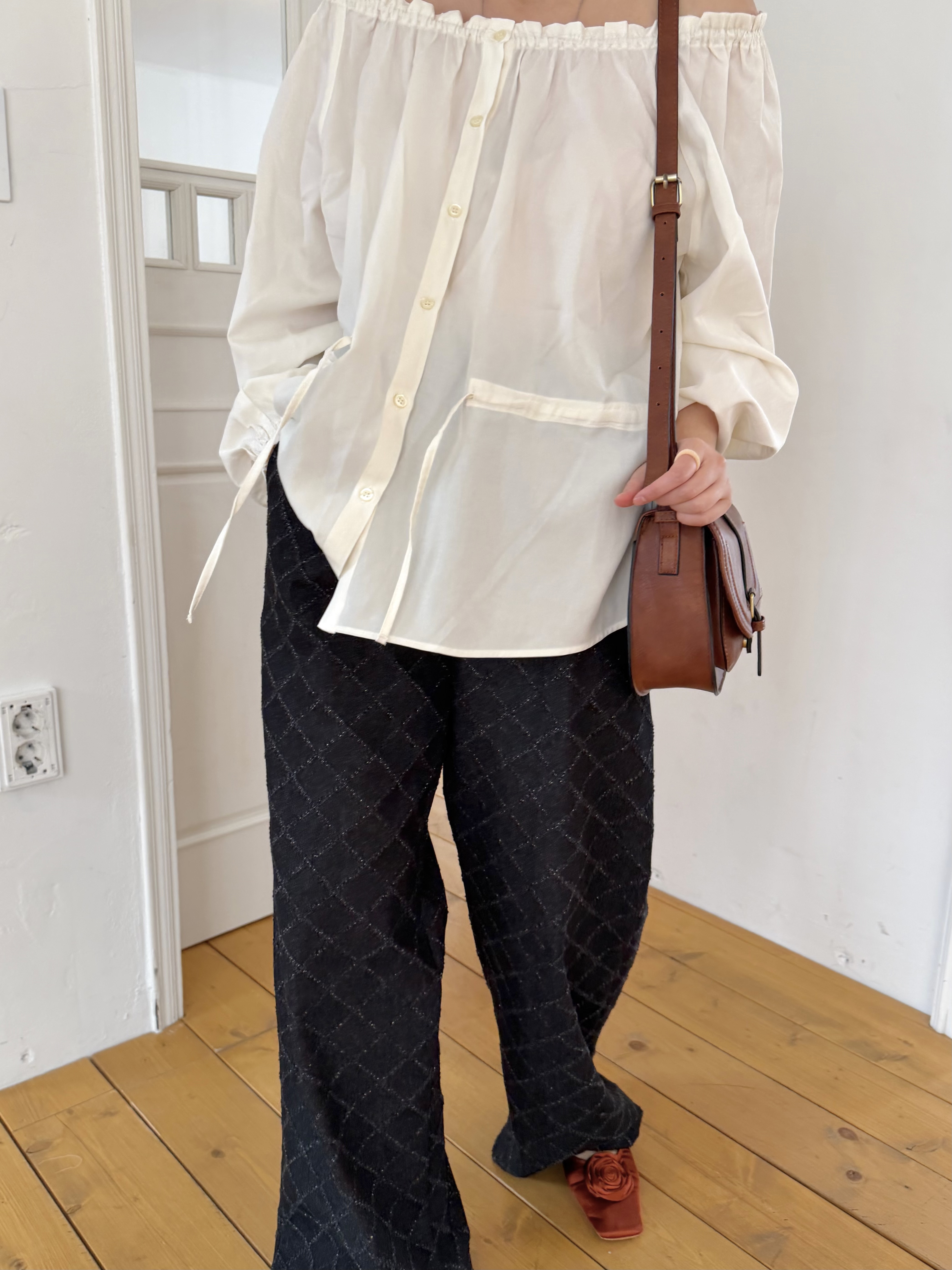 ベーシック長袖ギャザーブラウス | 詳細画像11