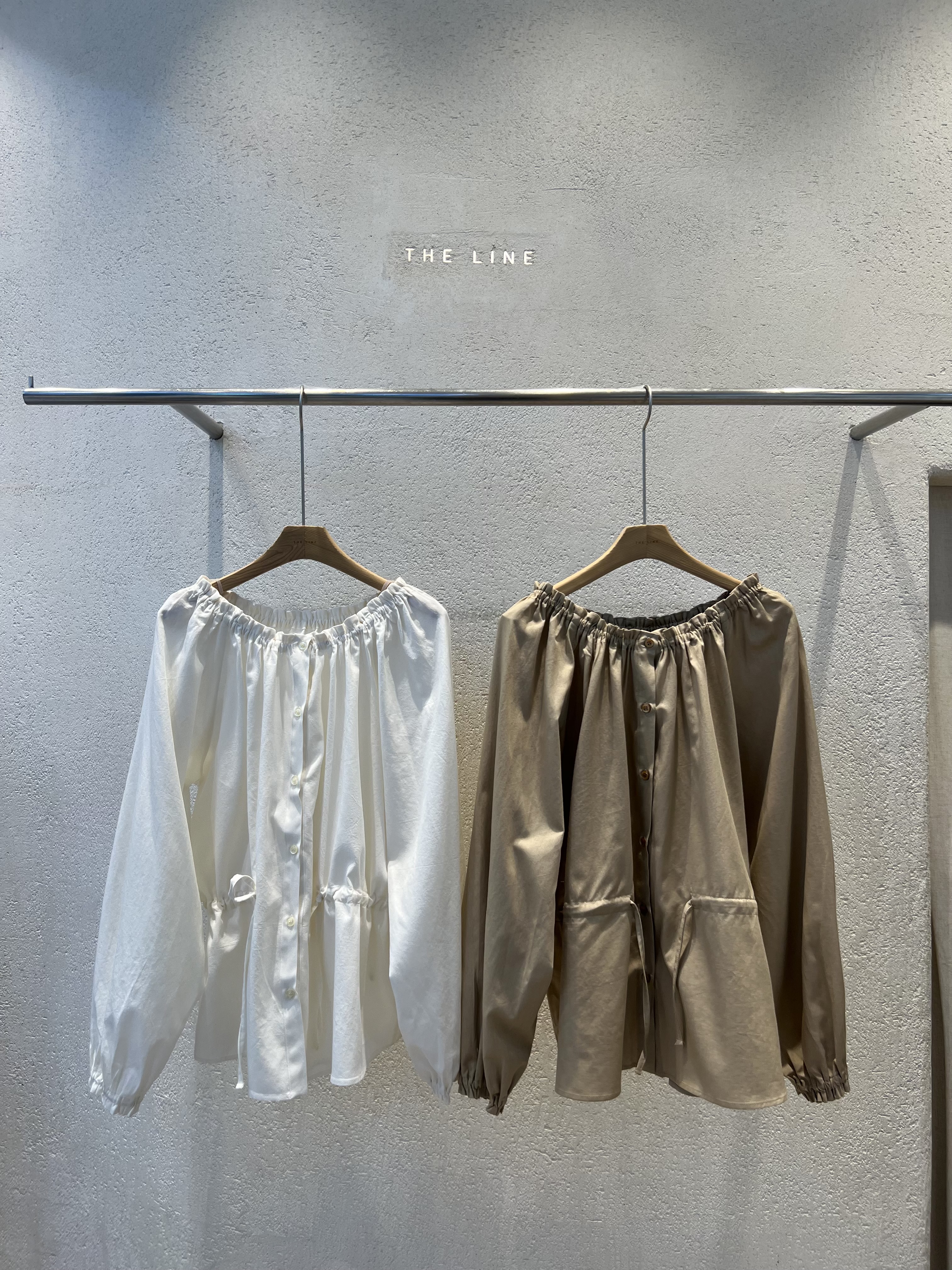 ベーシック長袖ギャザーブラウス | 詳細画像12