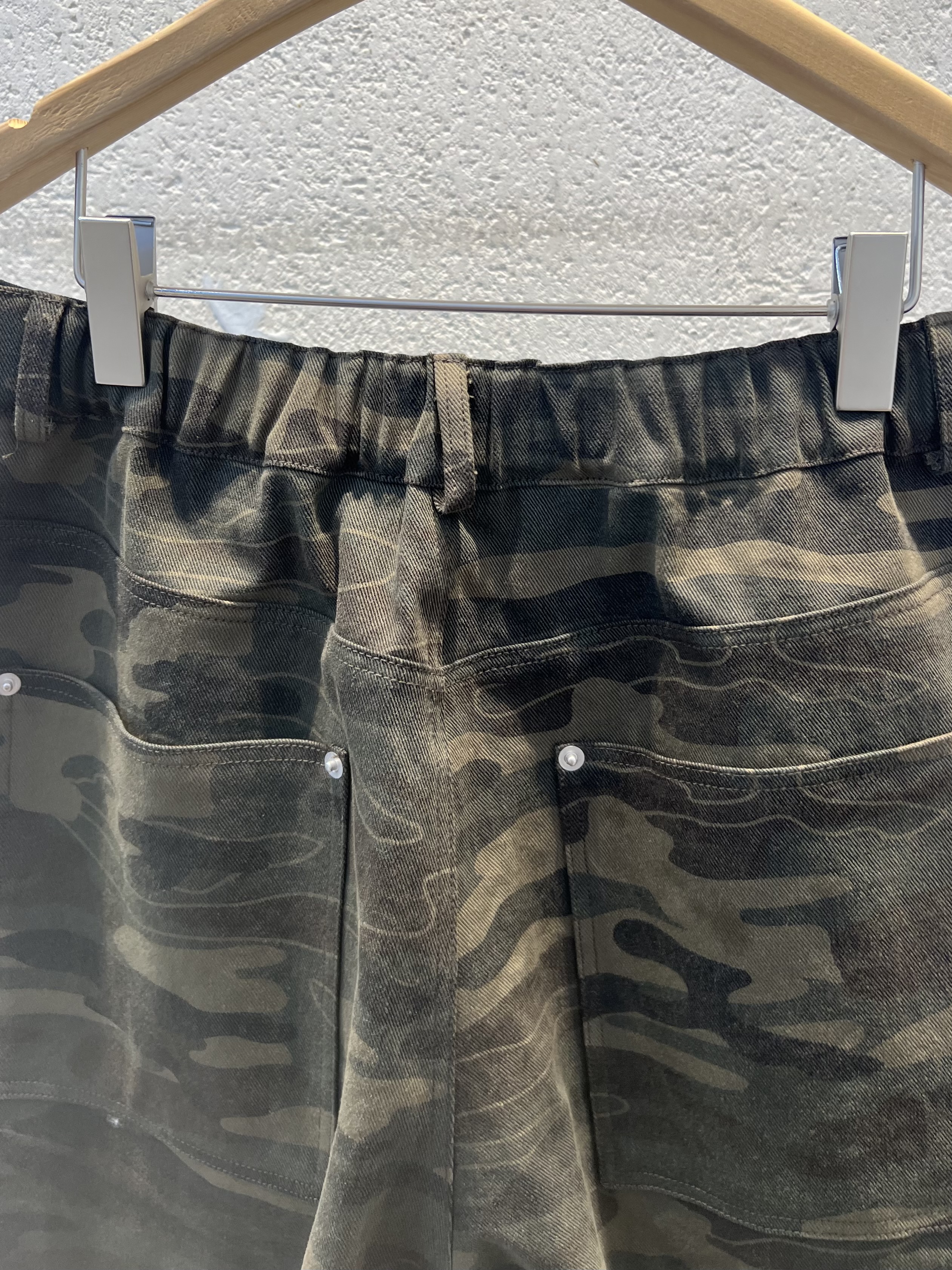 コットンフリルポケットウエストゴムカモフラージュパンツトレーニング | 詳細画像11