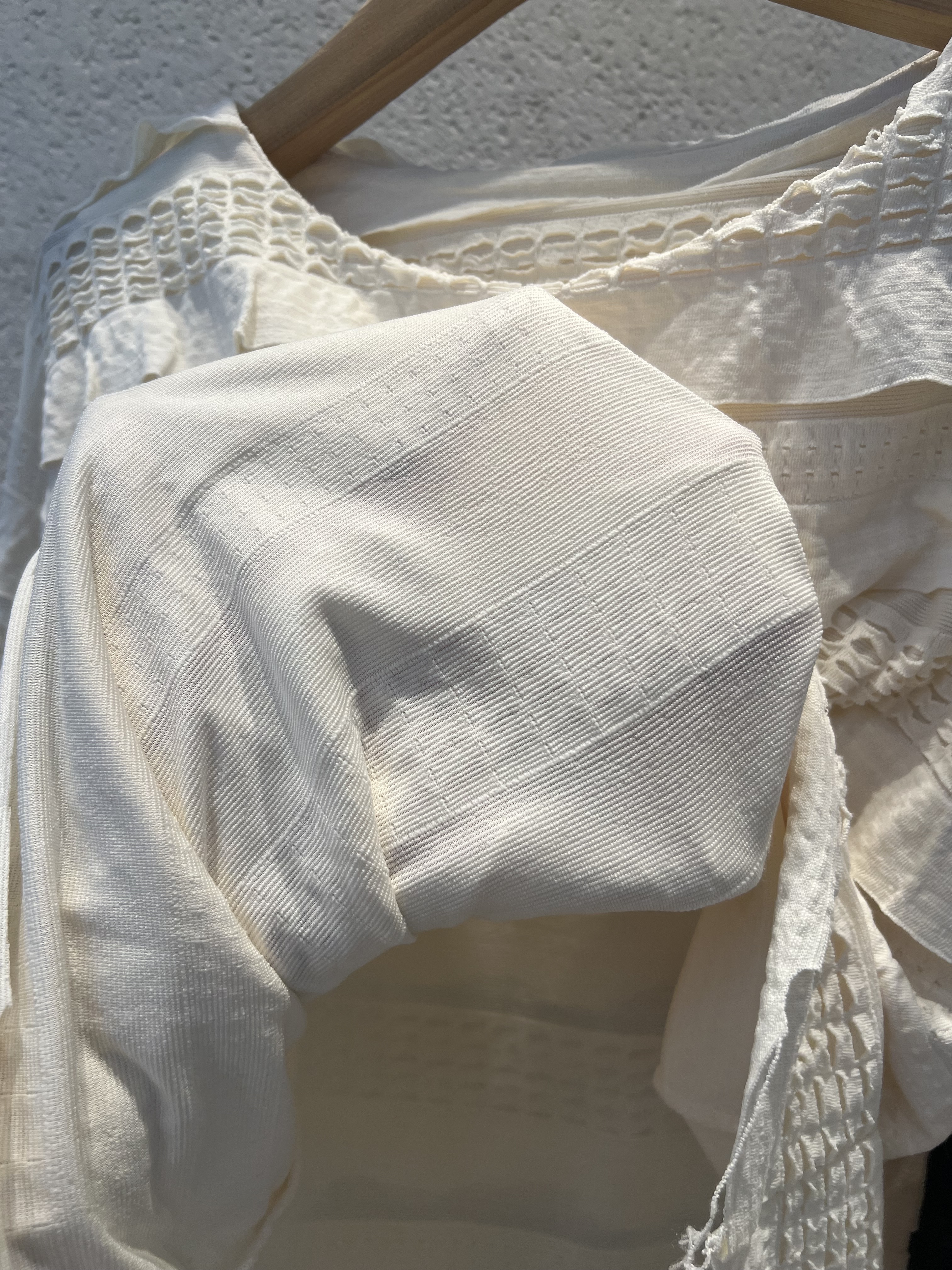 ラウンドネックティアード長袖Tシャツ | 詳細画像19