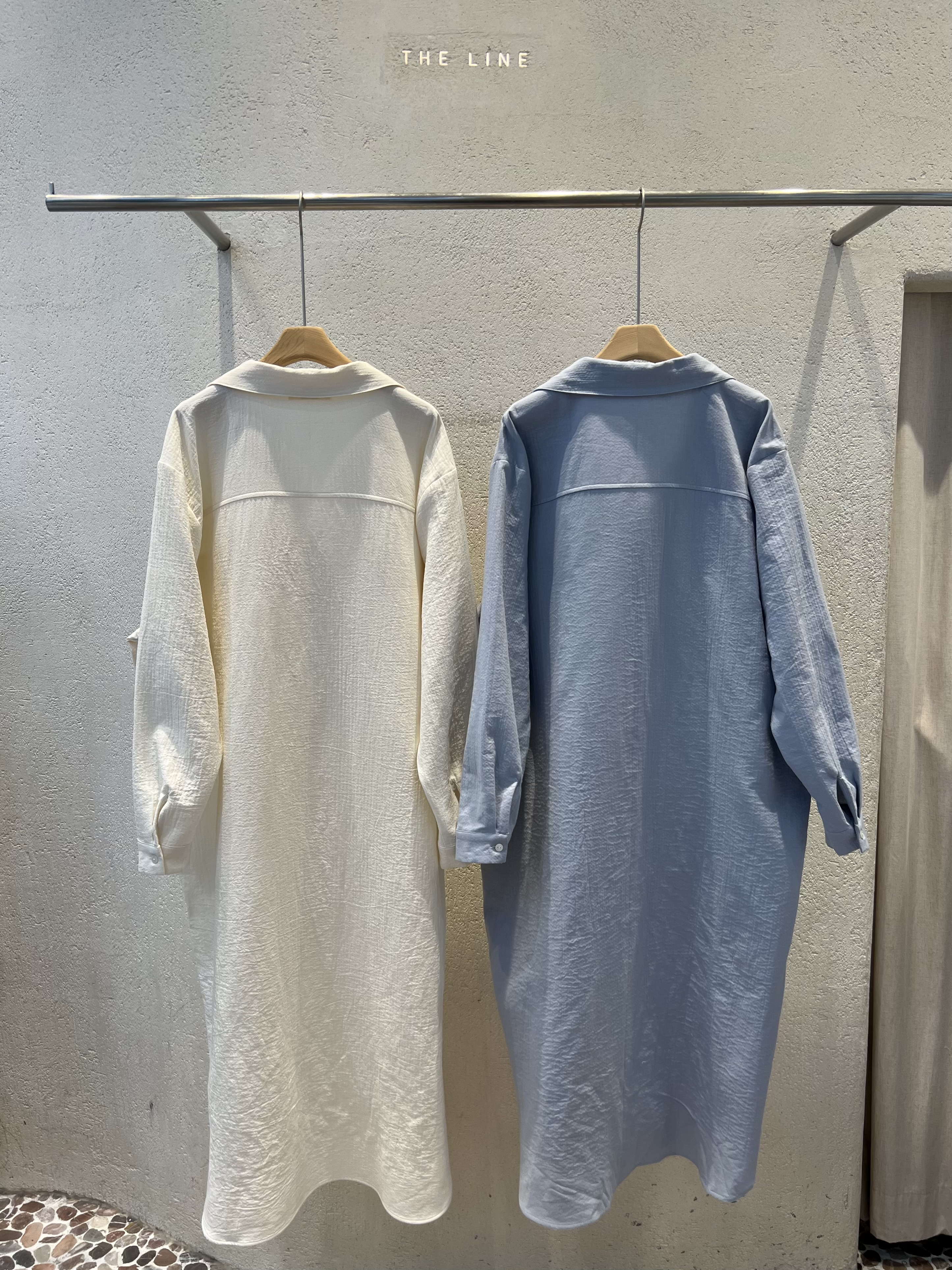 カラーロングルーズ長袖ワンピース | 詳細画像16