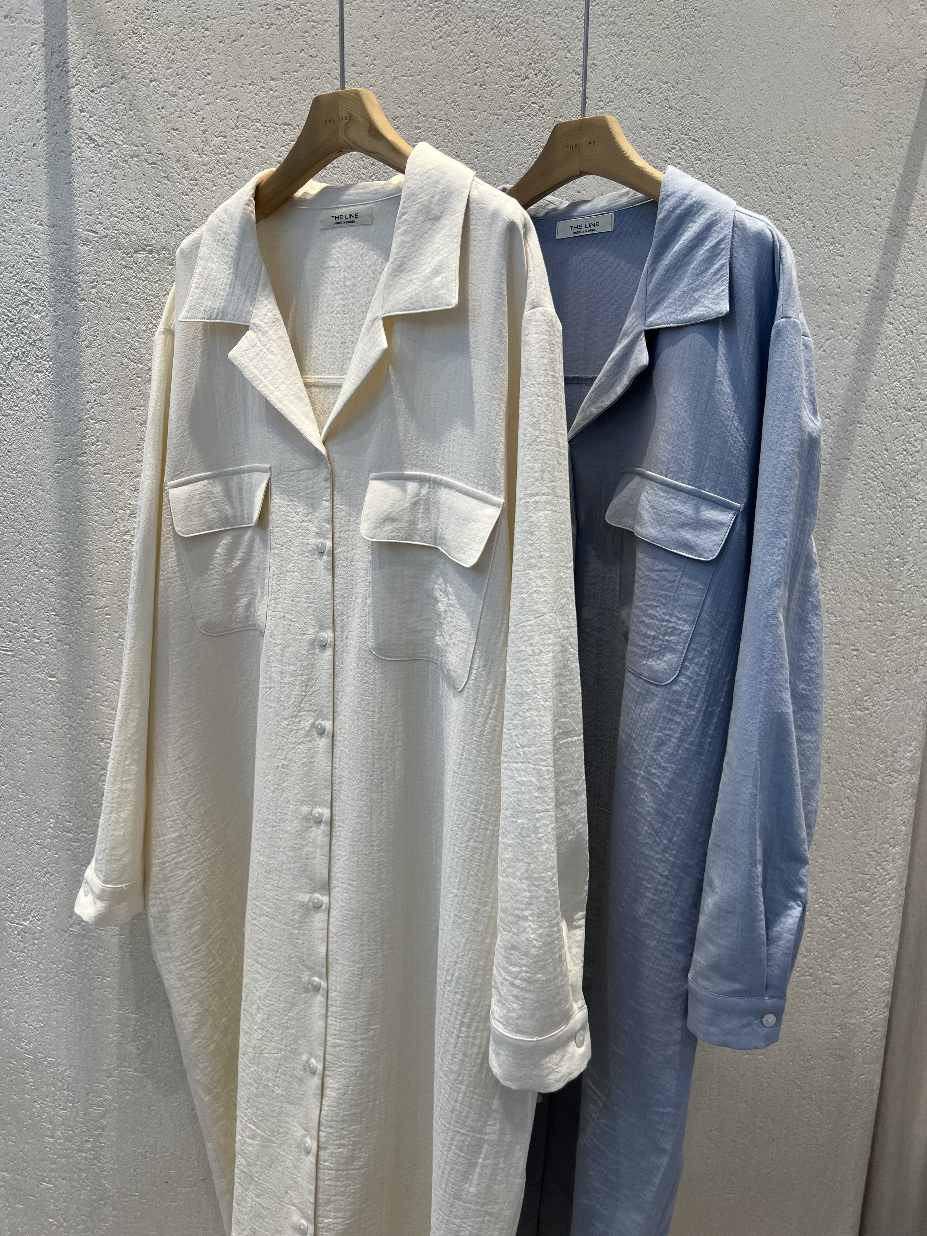 カラーロングルーズ長袖ワンピース | 詳細画像19