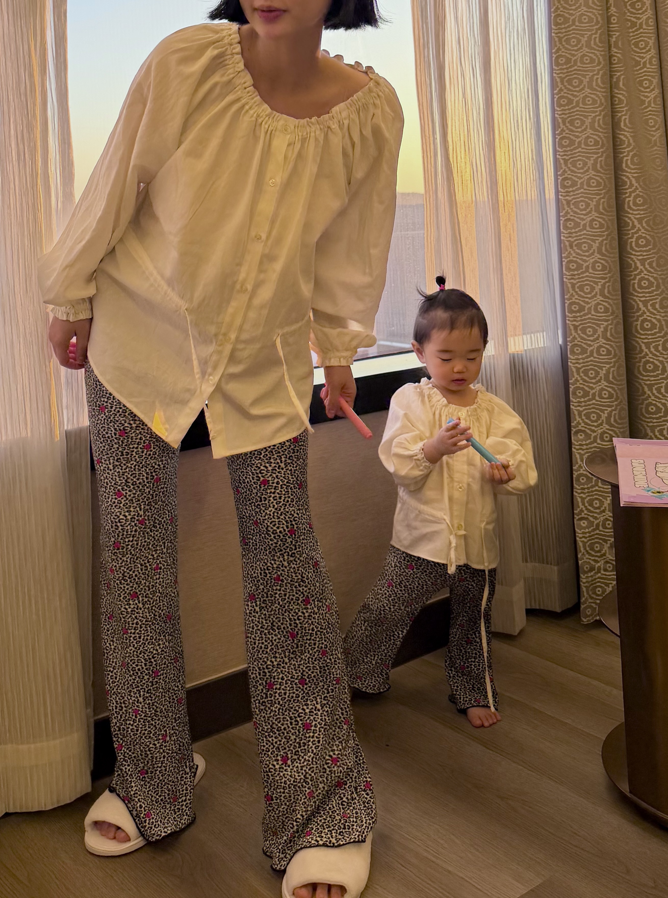 プリーツウエストゴムレオパードパンツ | 詳細画像11