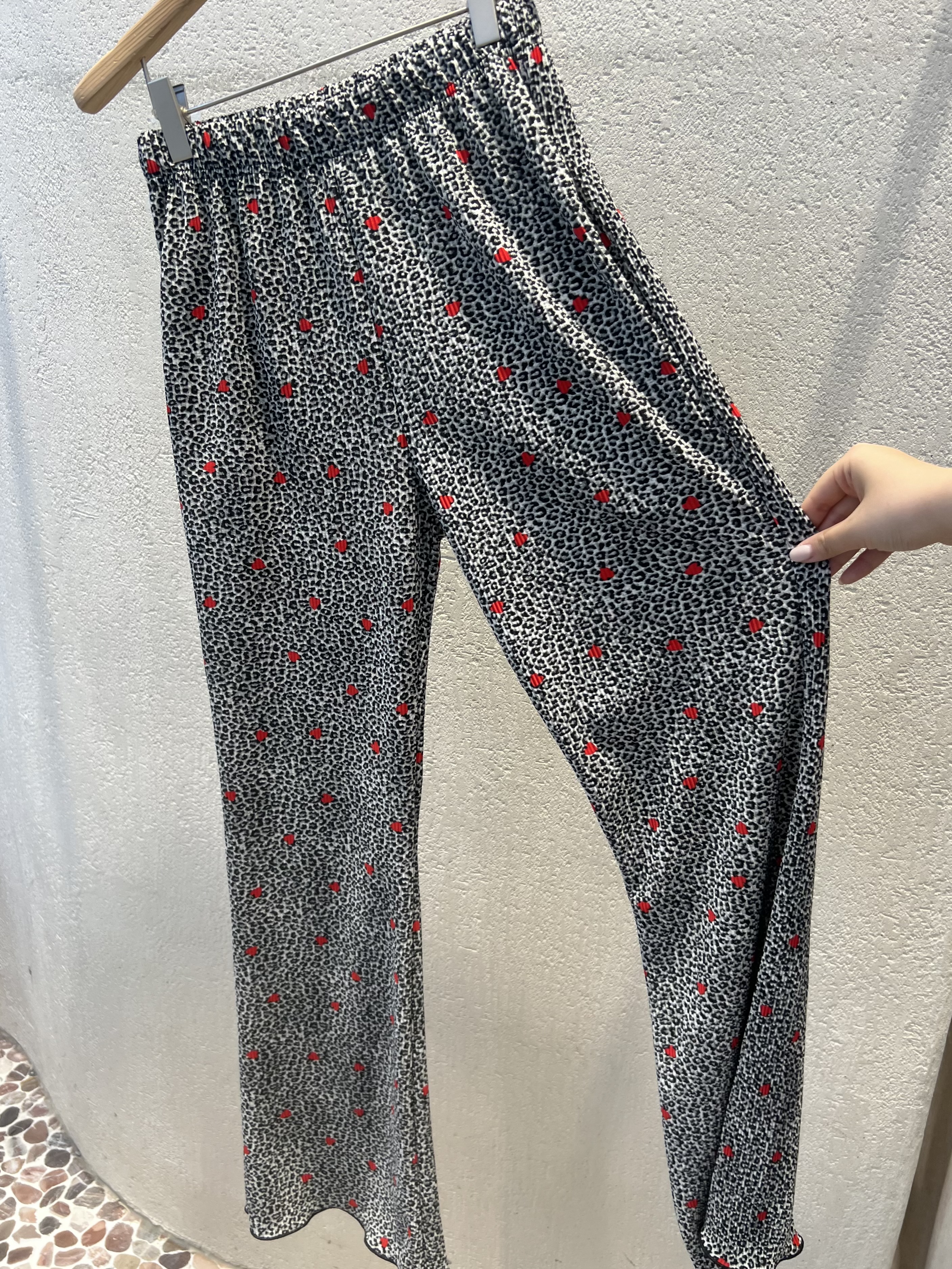 プリーツウエストゴムレオパードパンツ | 詳細画像18