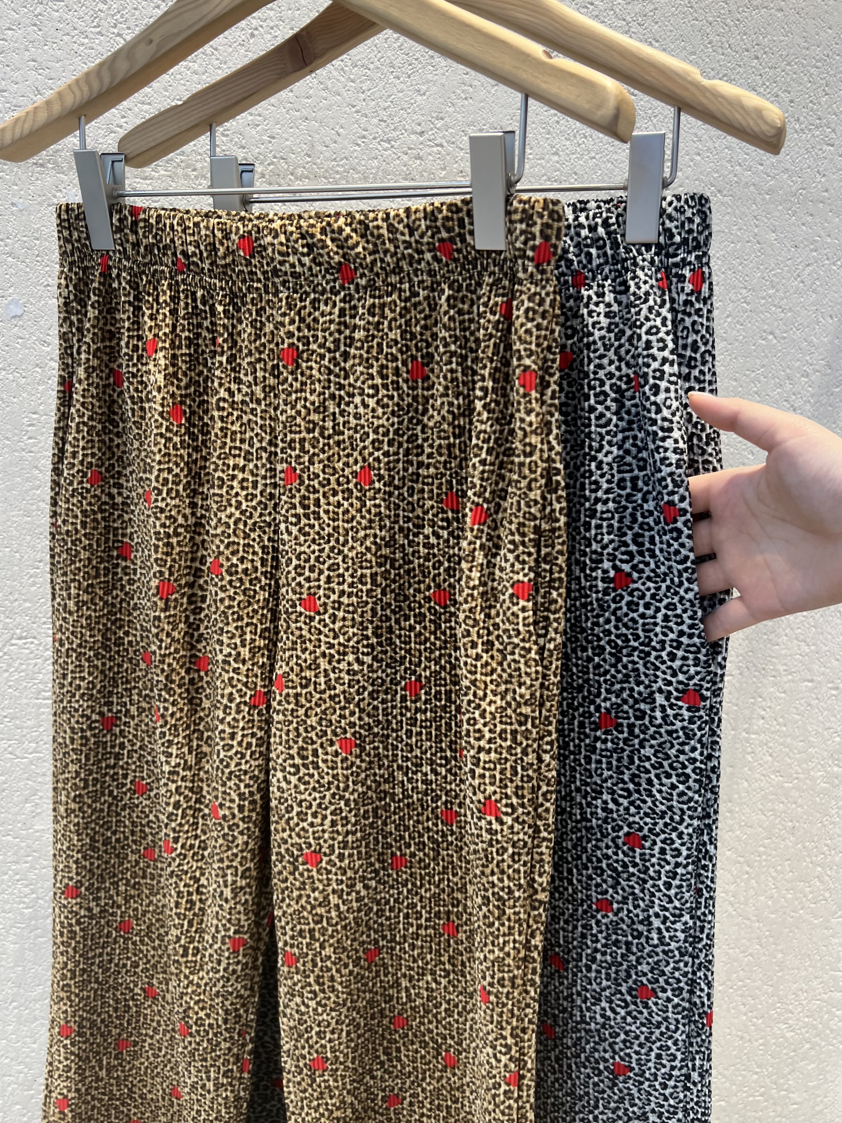 プリーツウエストゴムレオパードパンツ | 詳細画像15