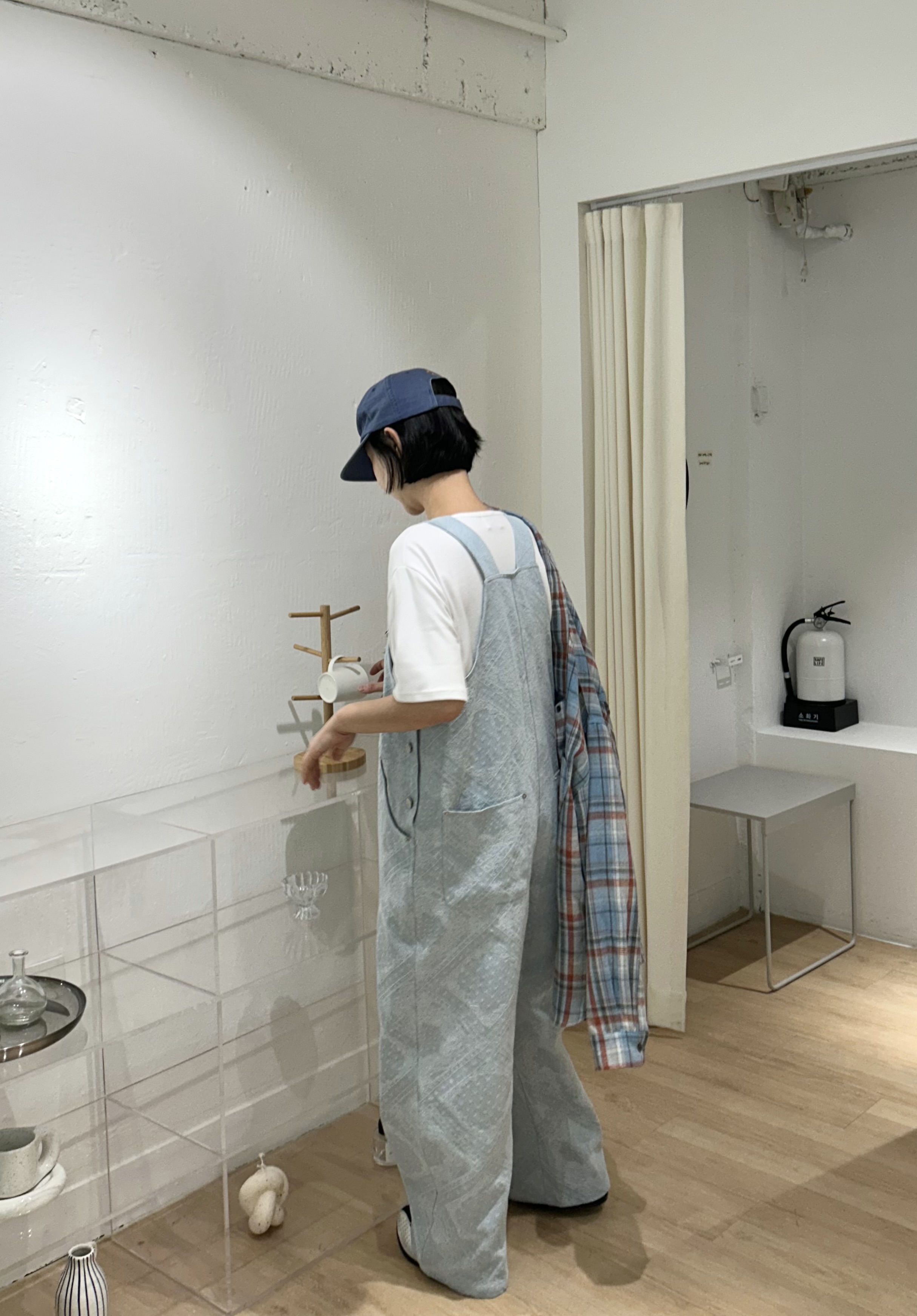 デニムワイドペイズリーサロペット | 詳細画像7