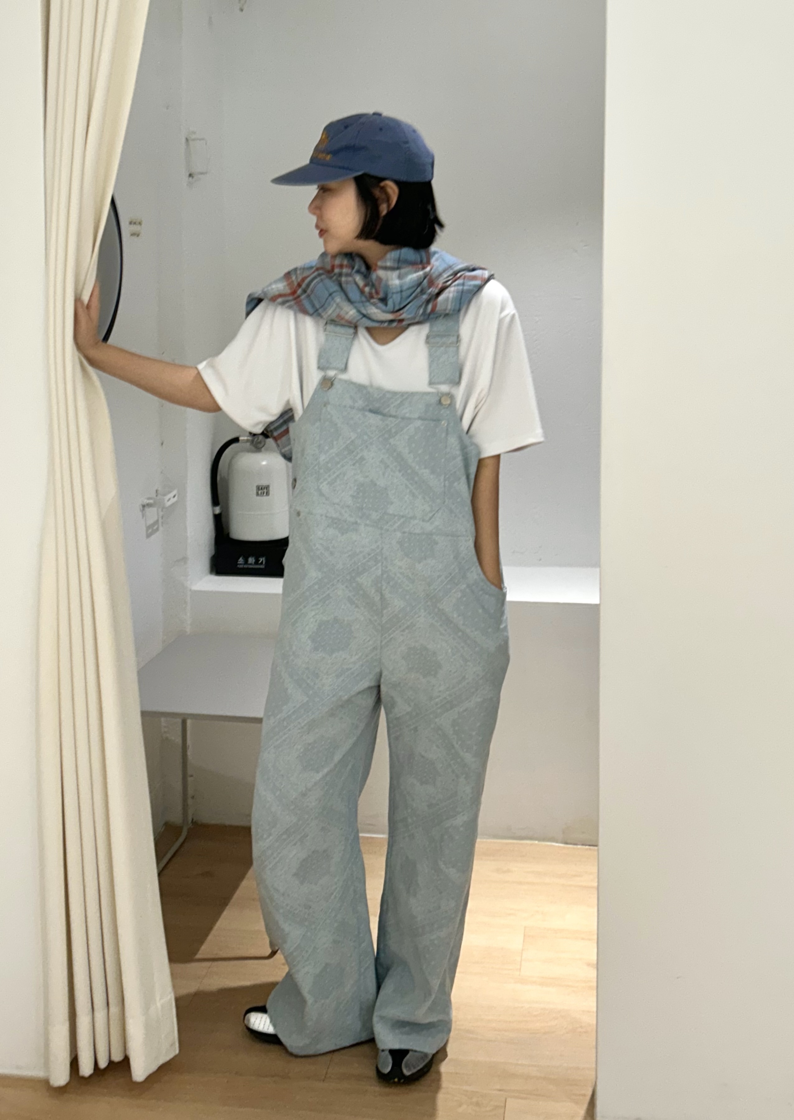 デニムワイドペイズリーサロペット | 詳細画像10