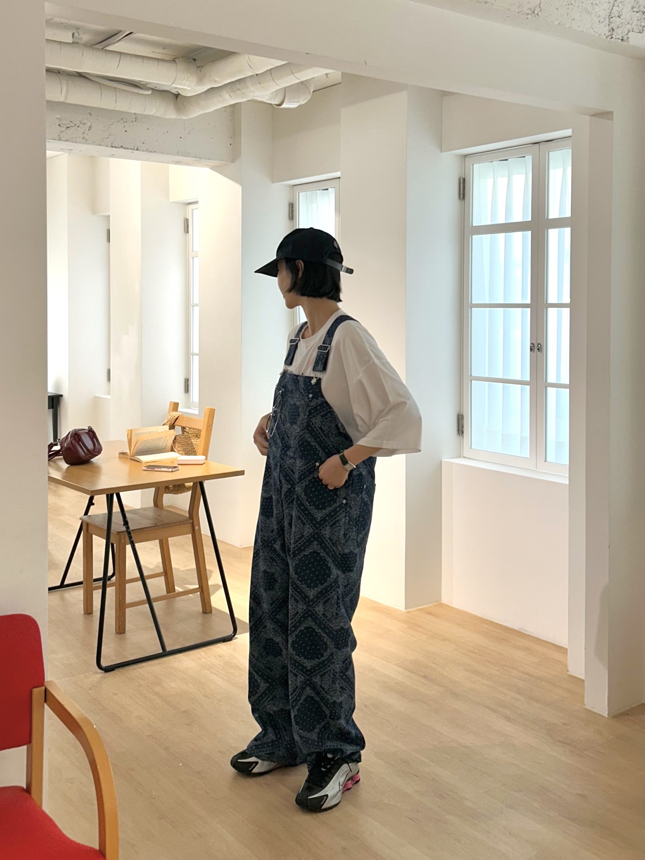 デニムワイドペイズリーサロペット | 詳細画像18